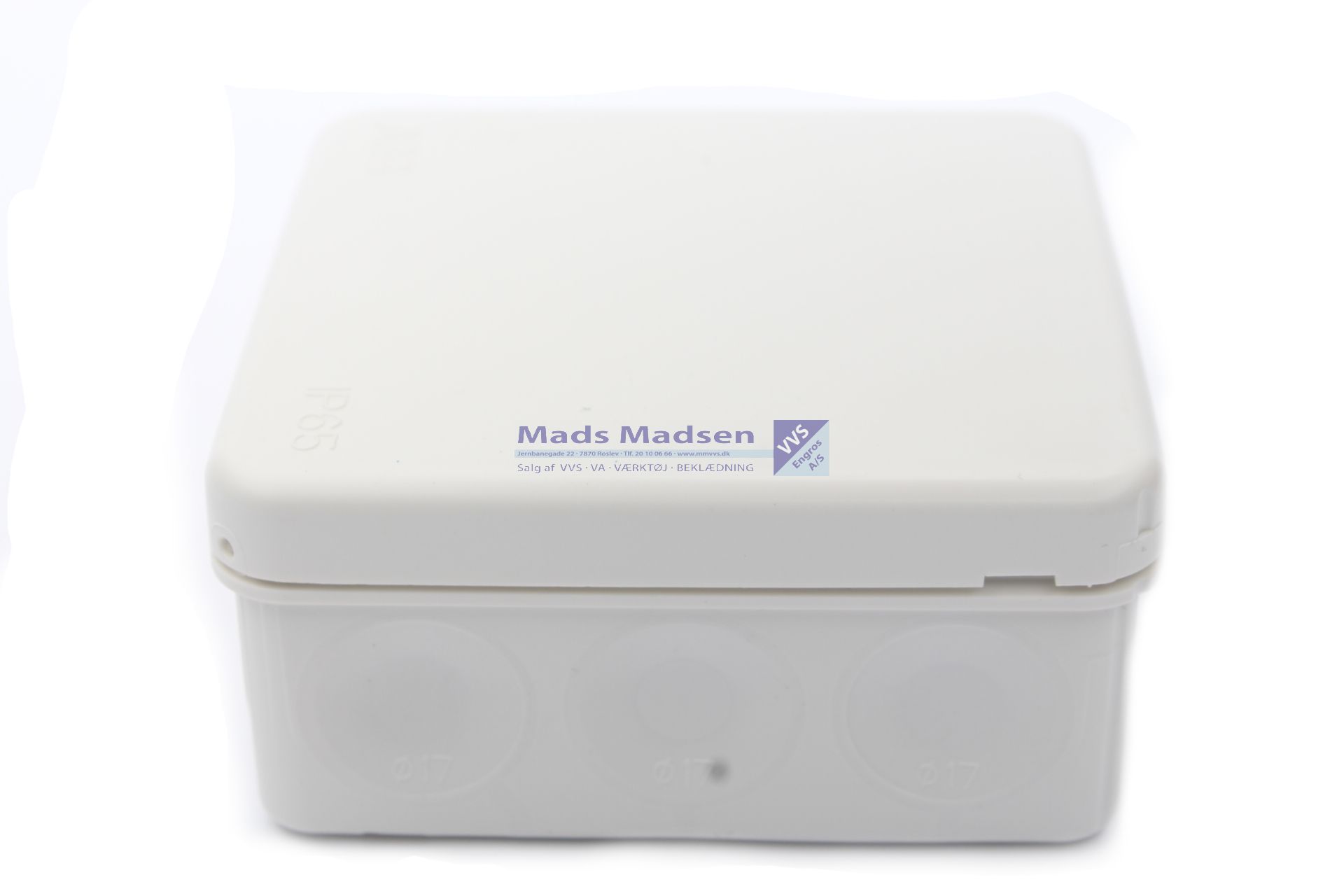 Forgrenerdåse IP54 GRÅ 86x86