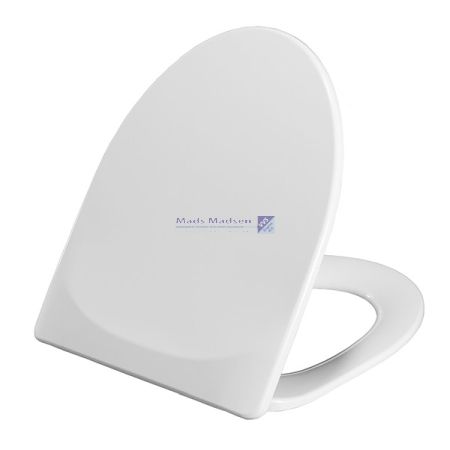 Sæde Pressalit Spira 974 hvid med fast beslag