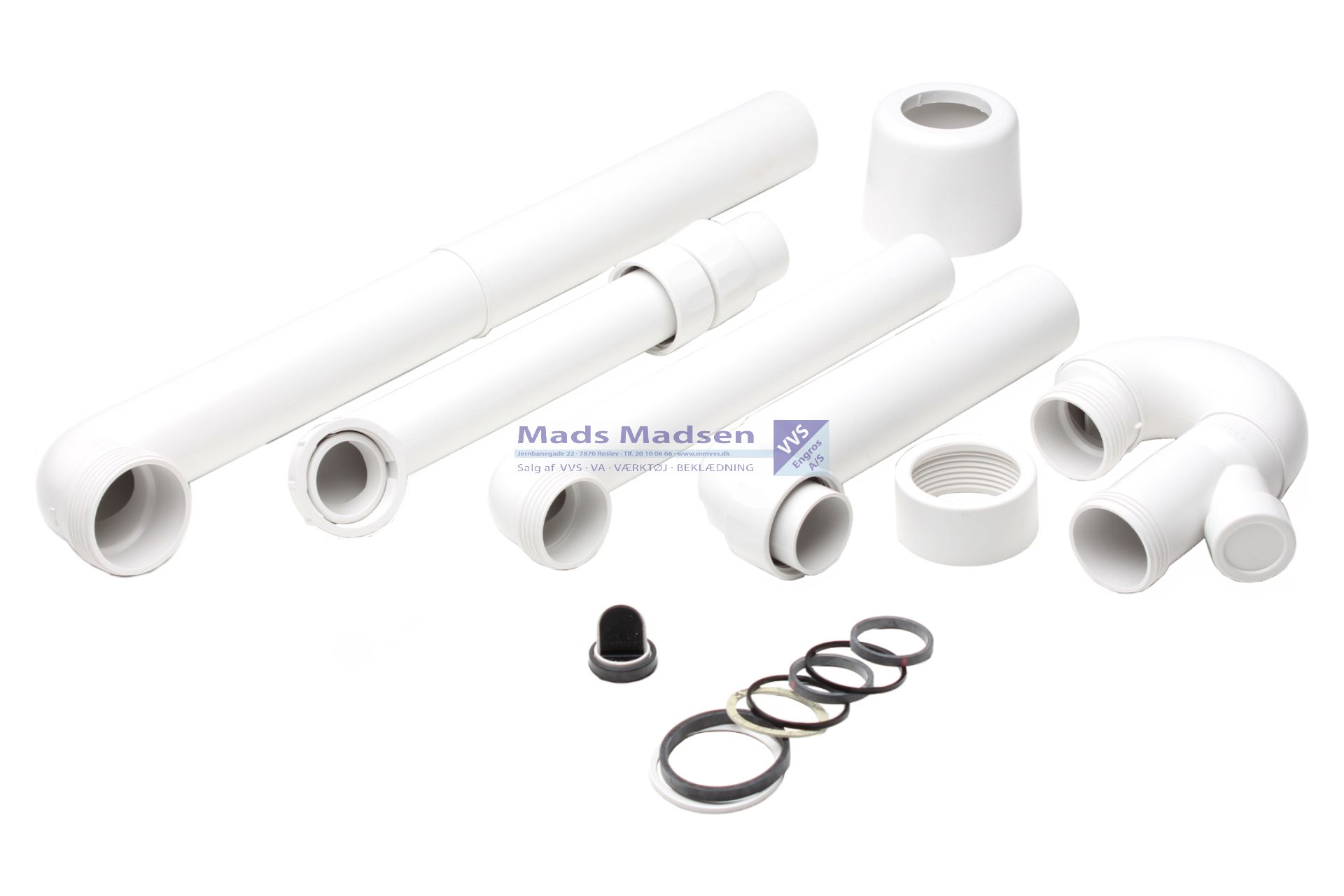 50mm x 1 1/2" Geberit vandlås Rumsparermodel