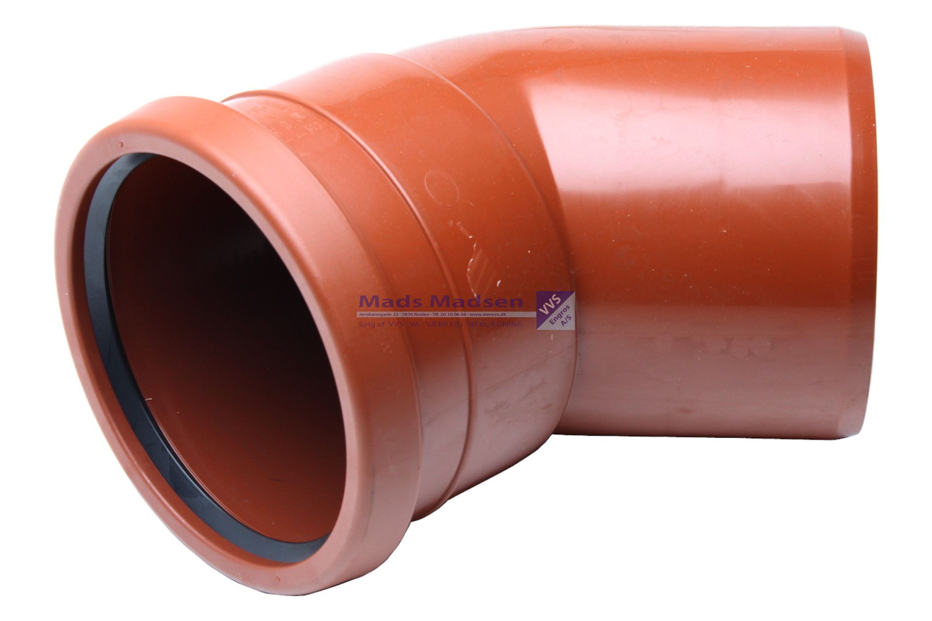 160 x 45gr PP kloakbøjning 8 stk/krt