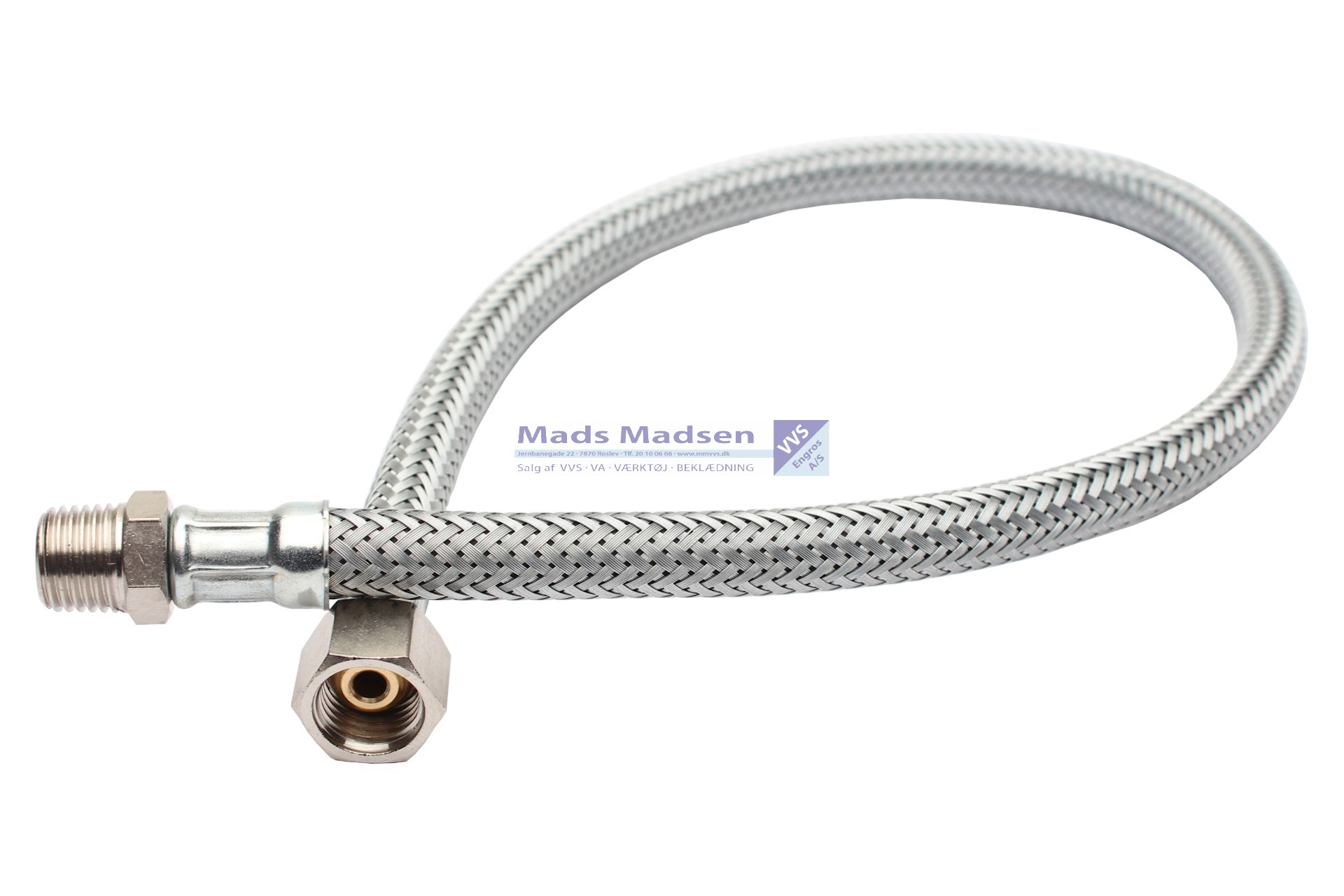 1/4" x 1/4" x 500mm EV olieslange