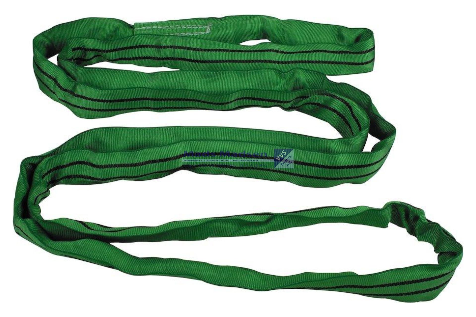 Rundsling 2000 kg. Grøn 1,0 / 2,0 mtr