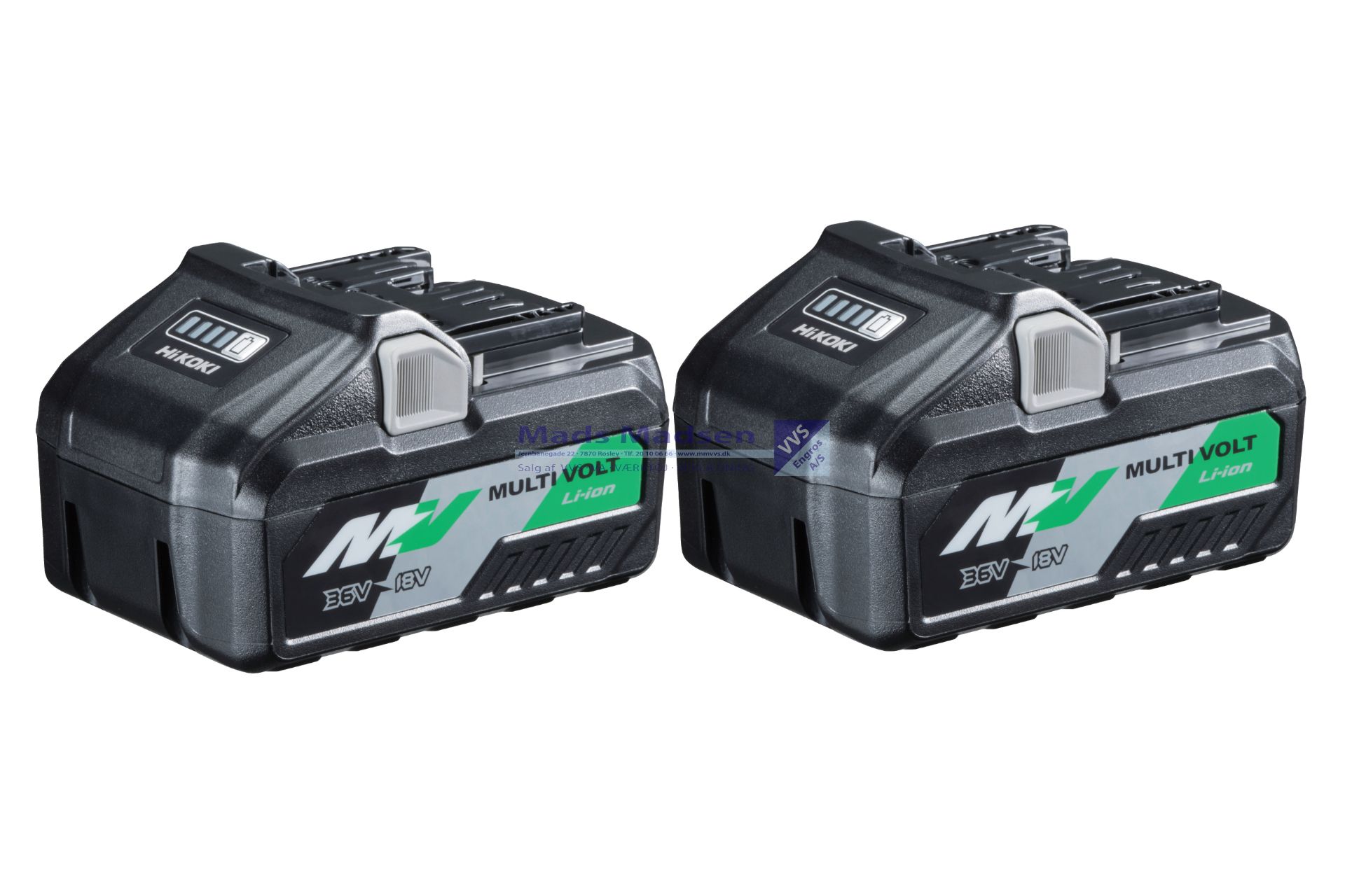 Hitachi / Hikoki Batteisæt 2 x BSL36B18 36V/4,0Ah-18V/8,0Ah MULTIVOLT *NETTOPRIS*