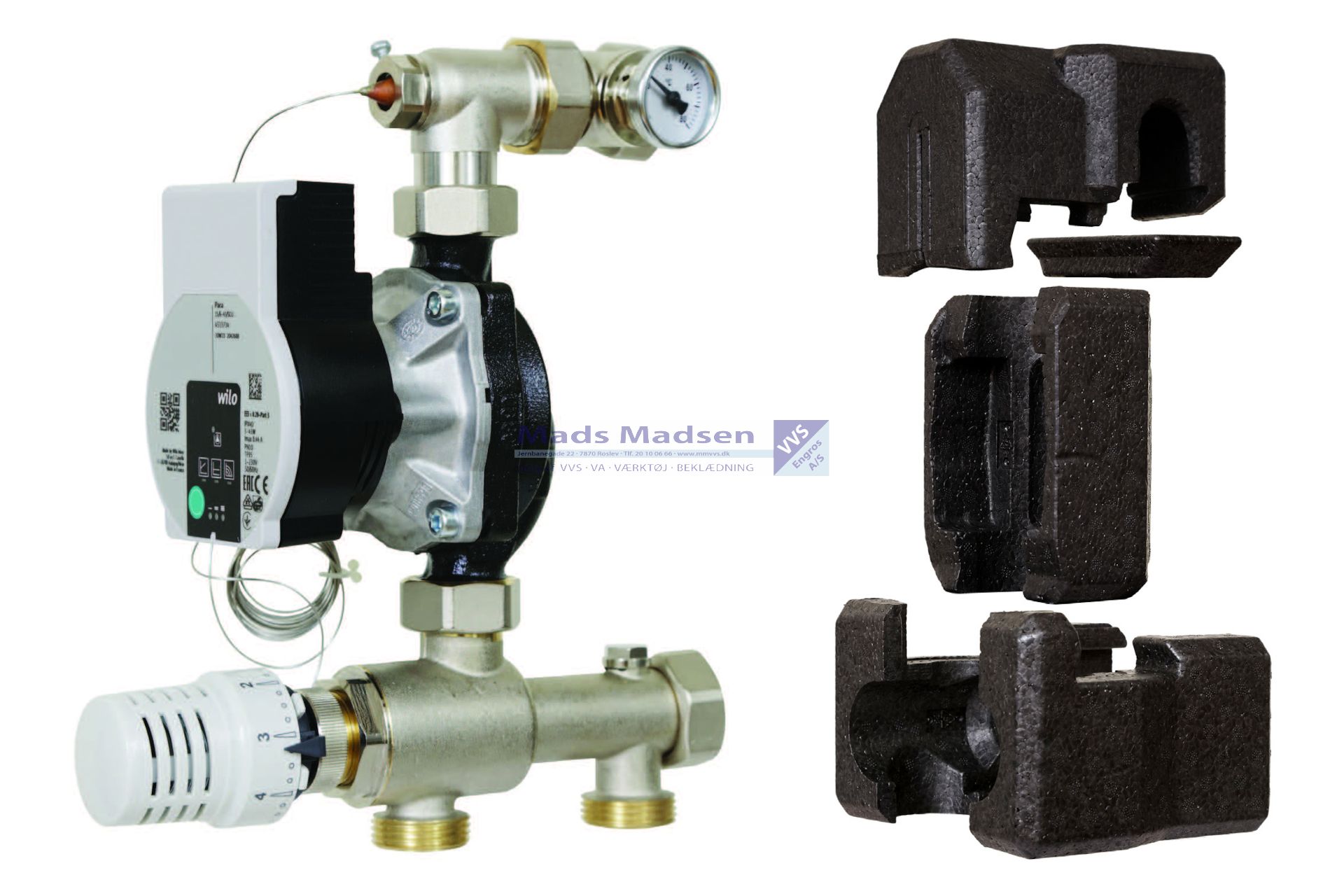 Watts gulvvarmeshunt Isomix-F 20-70° op til 14kw inkl. isoleringskappe