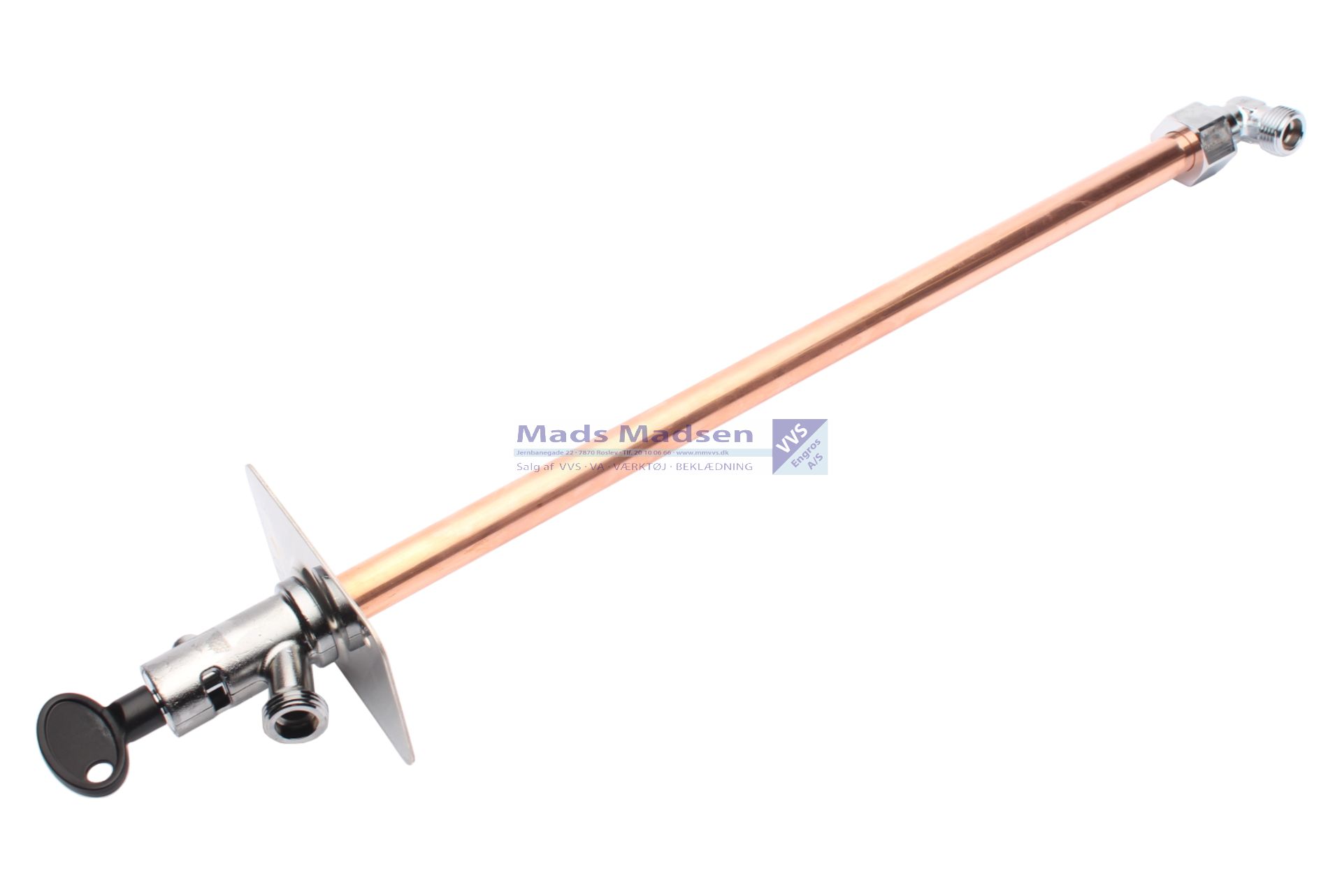 Gårdposteventil FMM m/nøgle 600mm