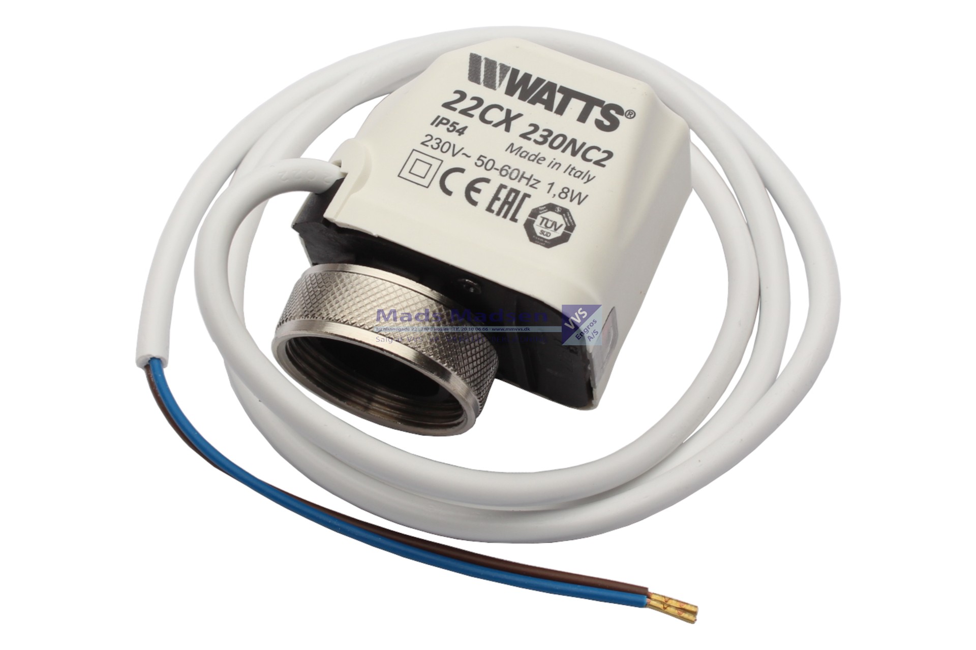 Watts Vision motor 230v M30 NC 22Cx230NC2