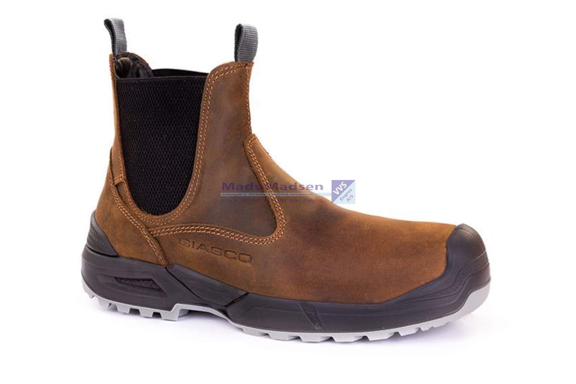 Giasco Sikkerhedsstøvlet Quartz brun 3U017G S3 CI str. 47 *NETTOPRIS*