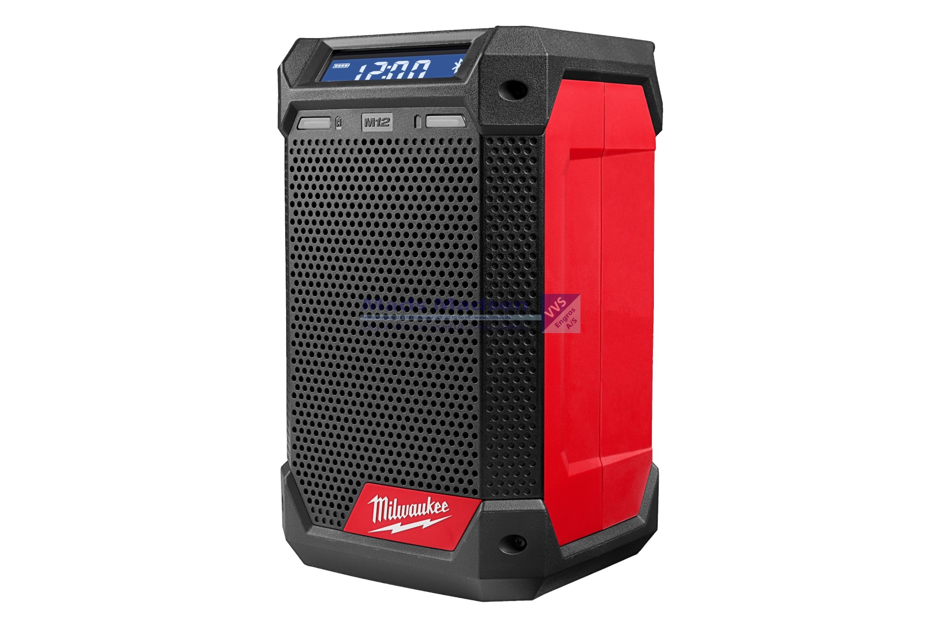 Milwaukee M12 RCDAB+-0 radio/lader Solo 4933472114 *NETTOPRIS*