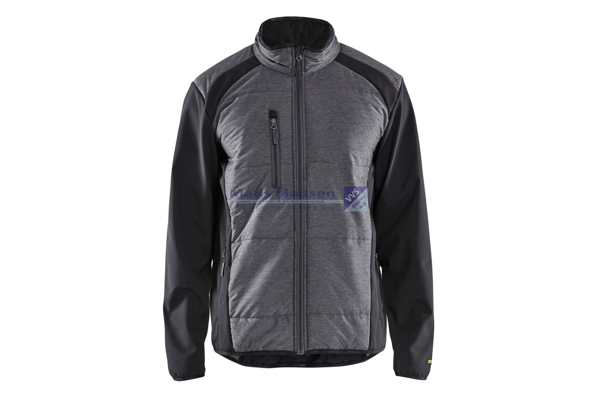 Blåkläder Hybrid jakke 4929-1911-9998 sort/mørk grå str. S