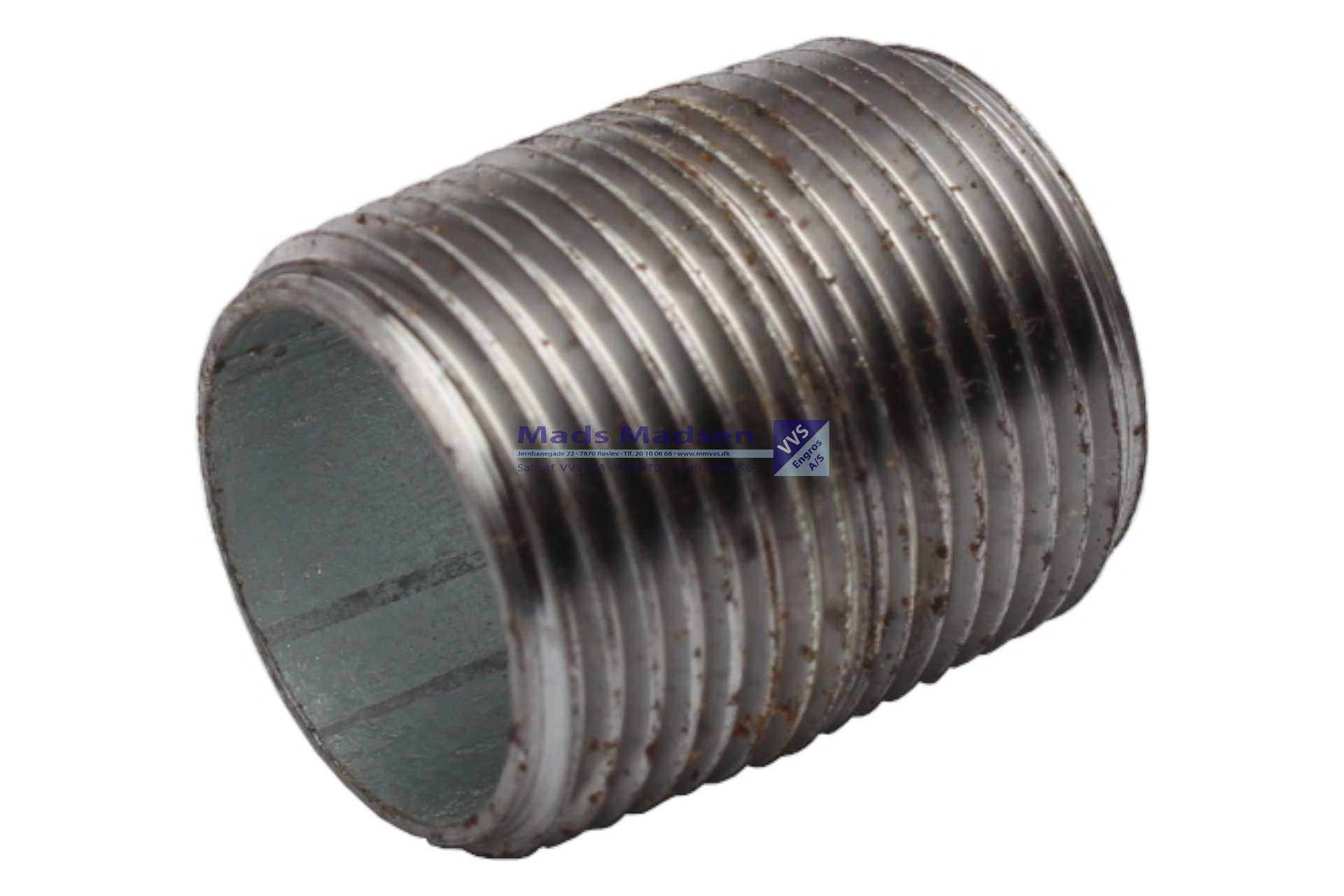 1" x ssk galv. nippelrør