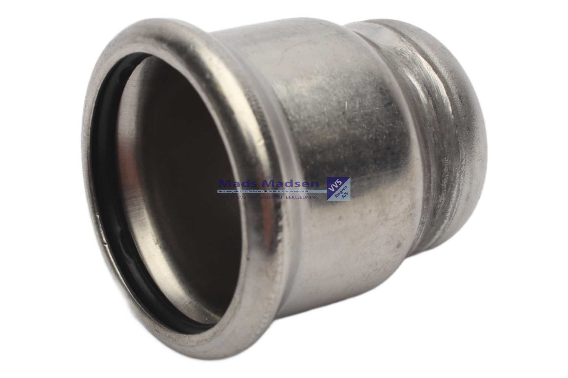 54mm RacMet RF/SF pres slutmuffe M-bakke 316L