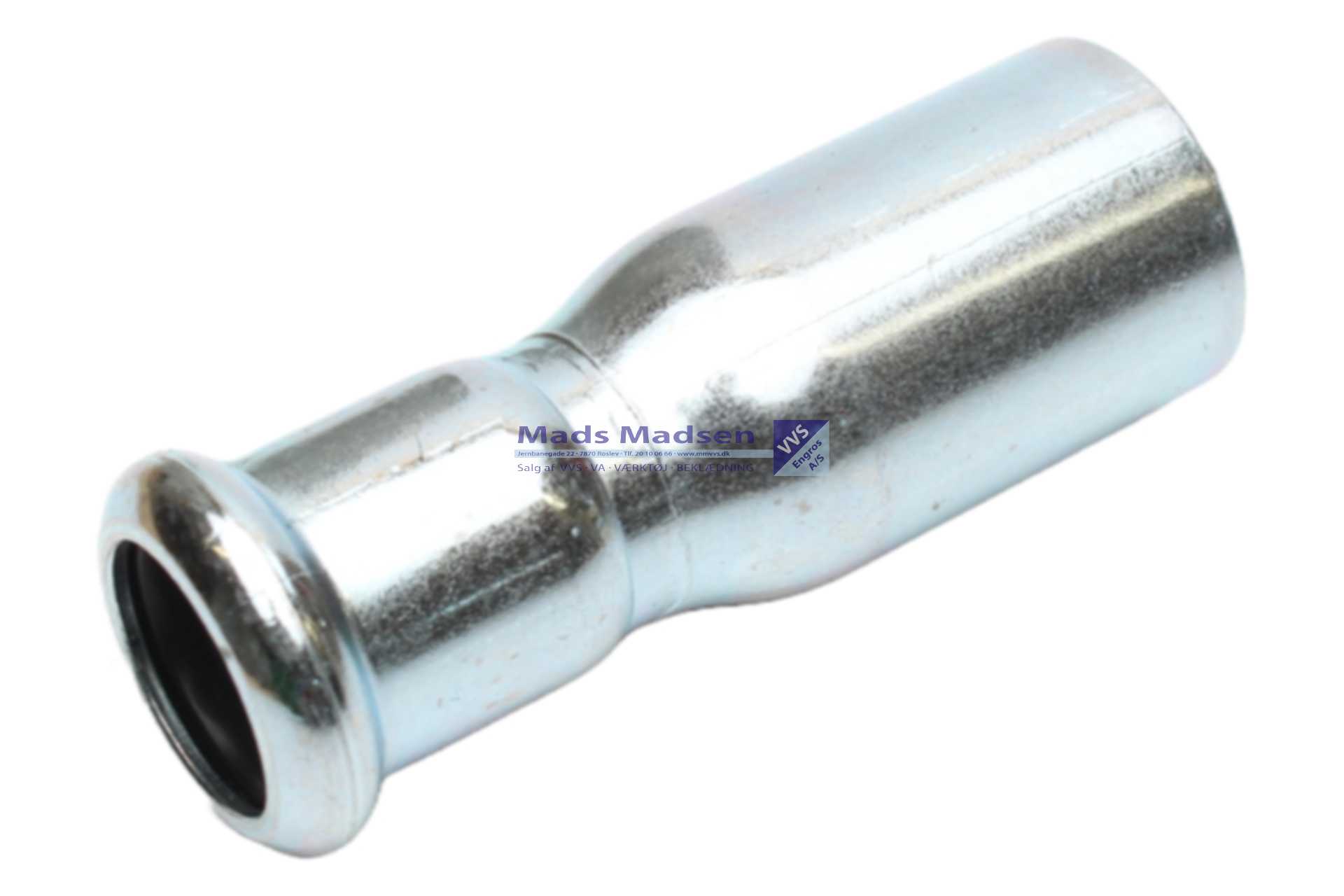 22 x 18mm RacMet galv. pres red. pn/pm M-bakke