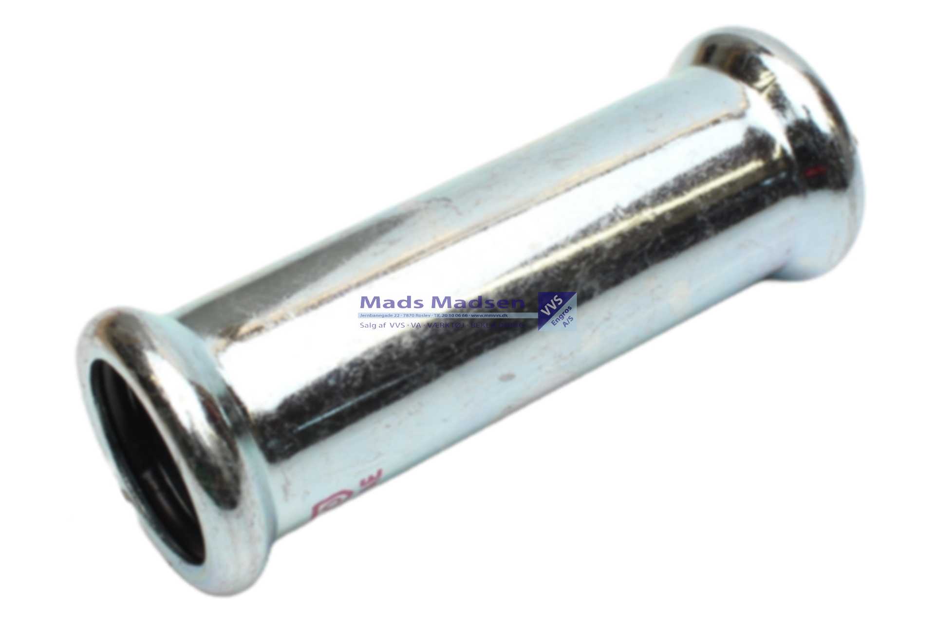 54mm RacMet galv. pres skyde muffe pm/pm M-bakke