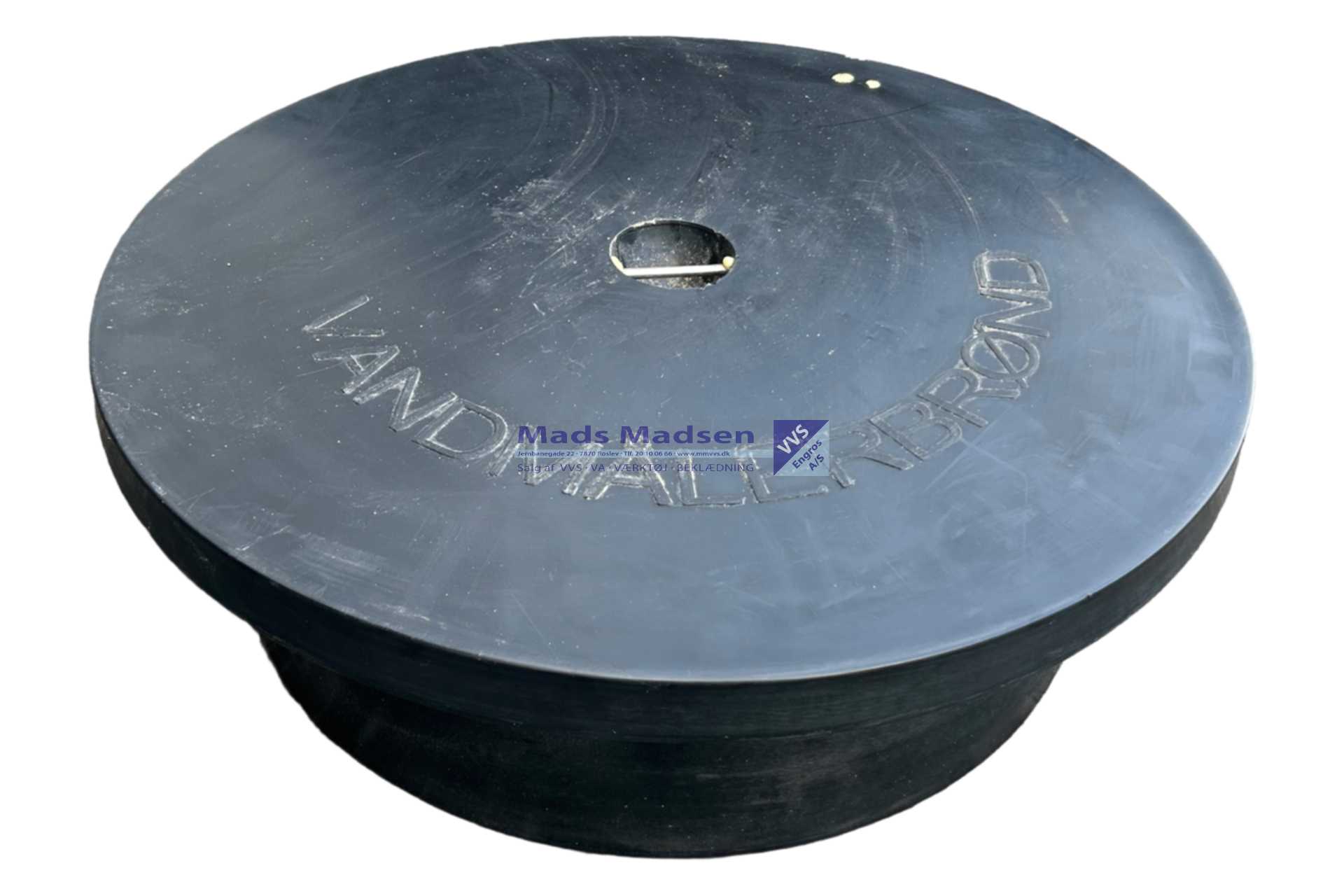 MM Ø500 isoleret låg f/vandmålerbrønd