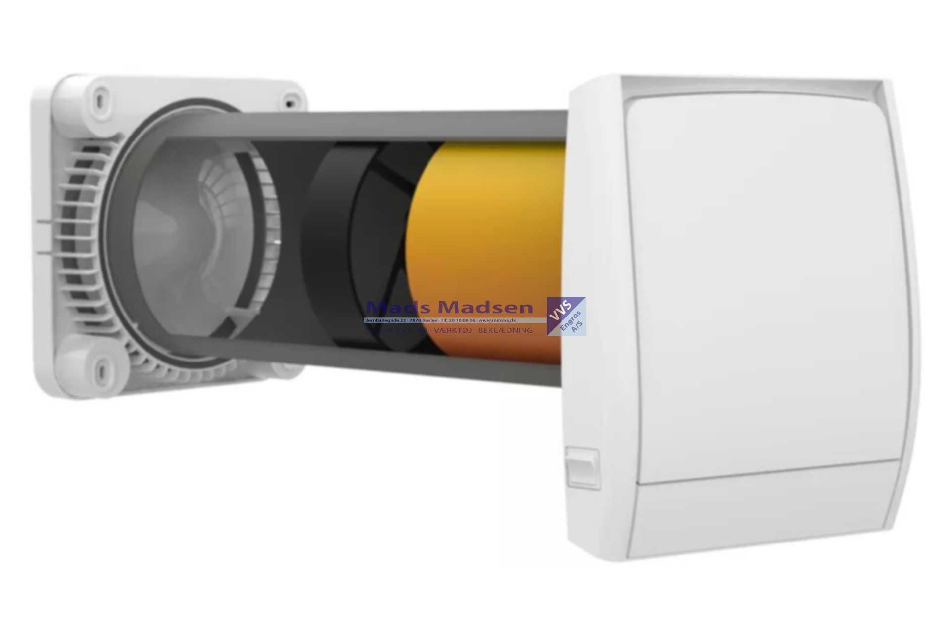 Wavin Ø160mm varmegenvinding / ventilationsunit Ventiza PP60 dHRU-01