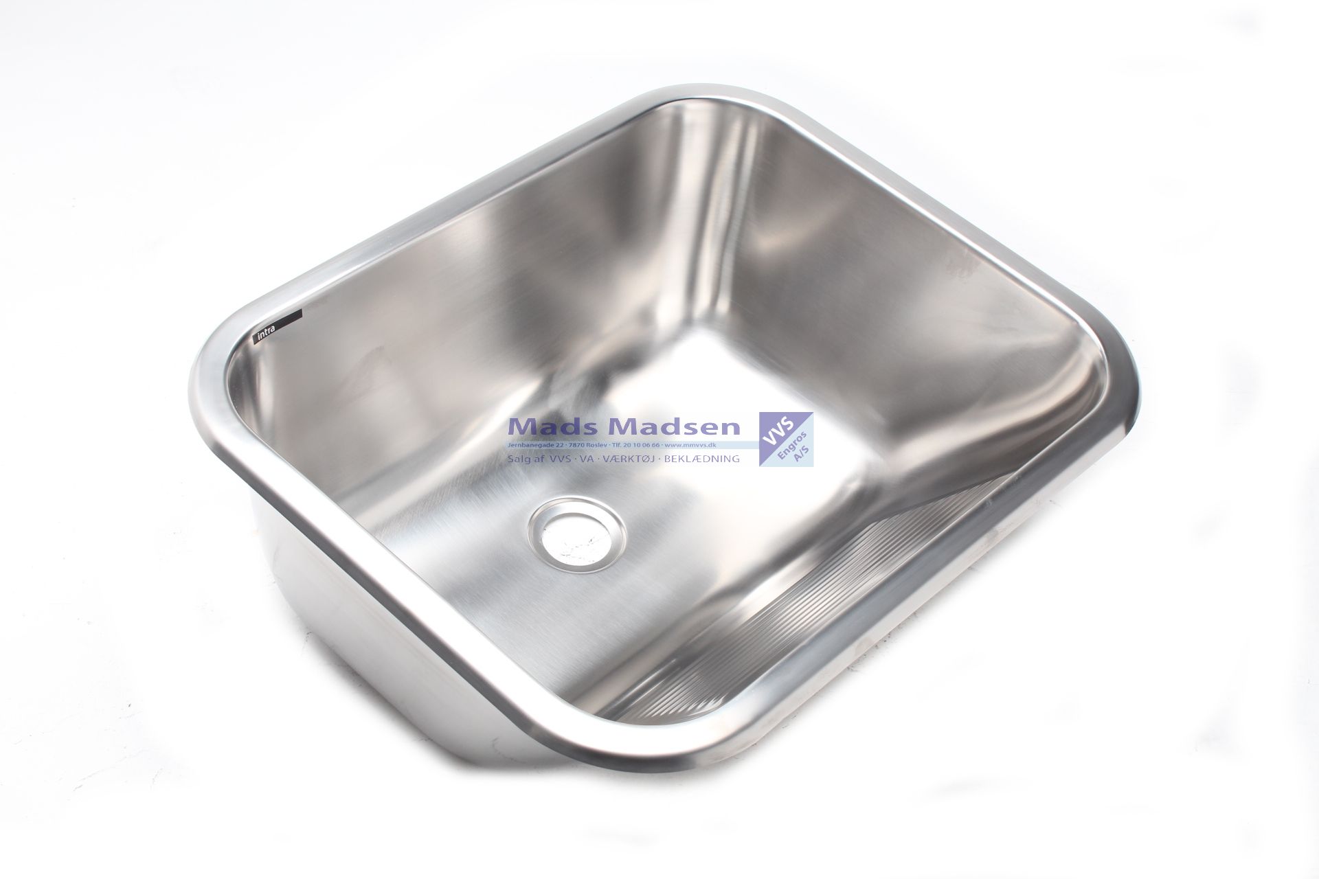 Juvel Udslagsvask VK50 u/ overløb m/vægbeslag/bundventil og kuglehane 55 x 45 x 23cm