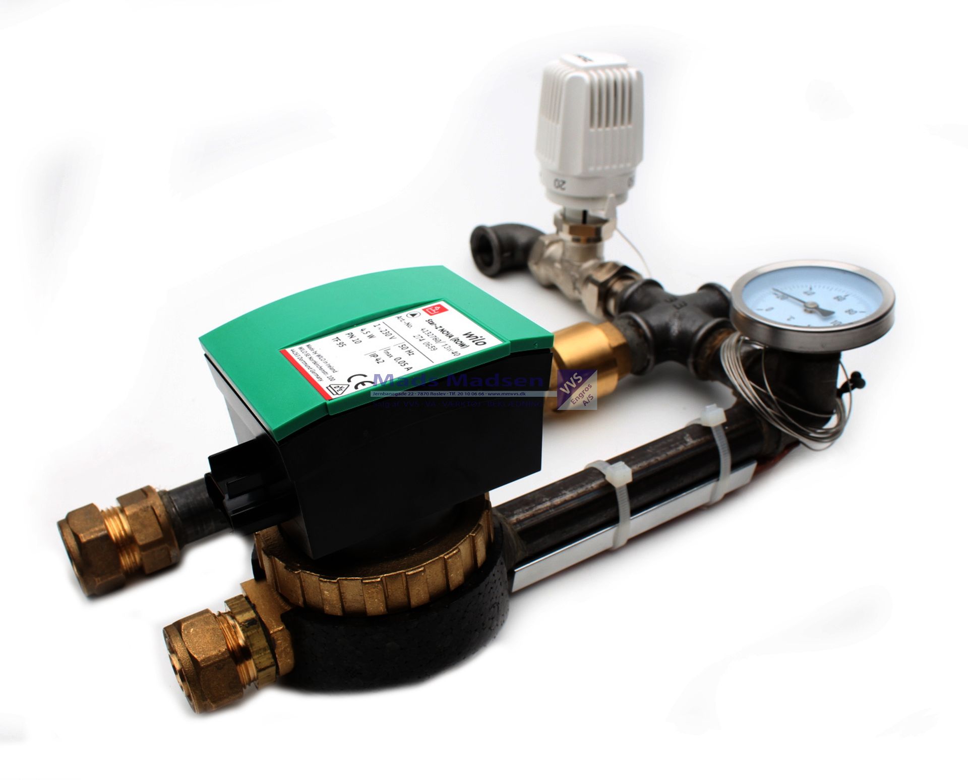 MM 1-strengs shunt 20-50gr. UP15-14B forberedt for trådløs rumføler