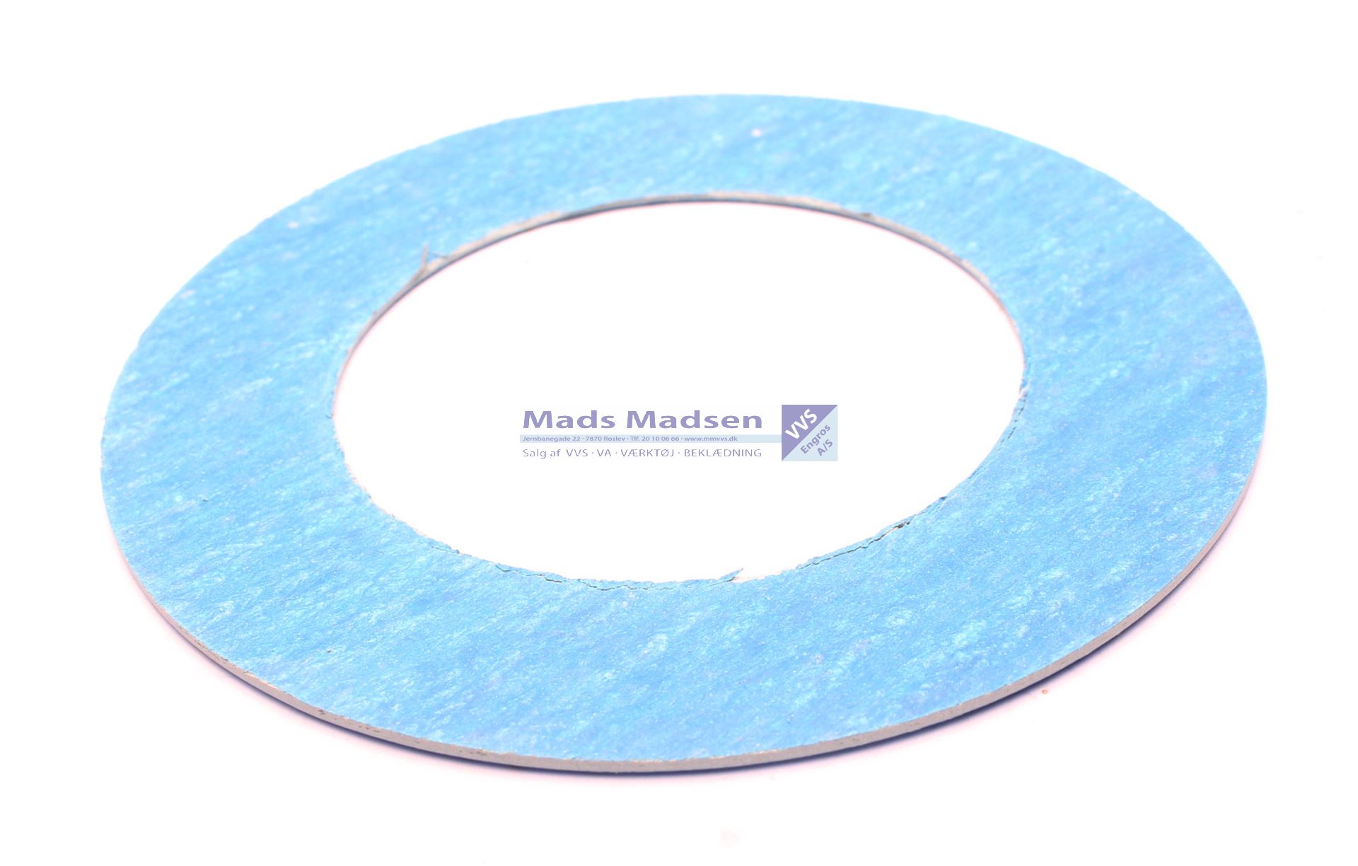 107 x 61mm flangepakning Fiber