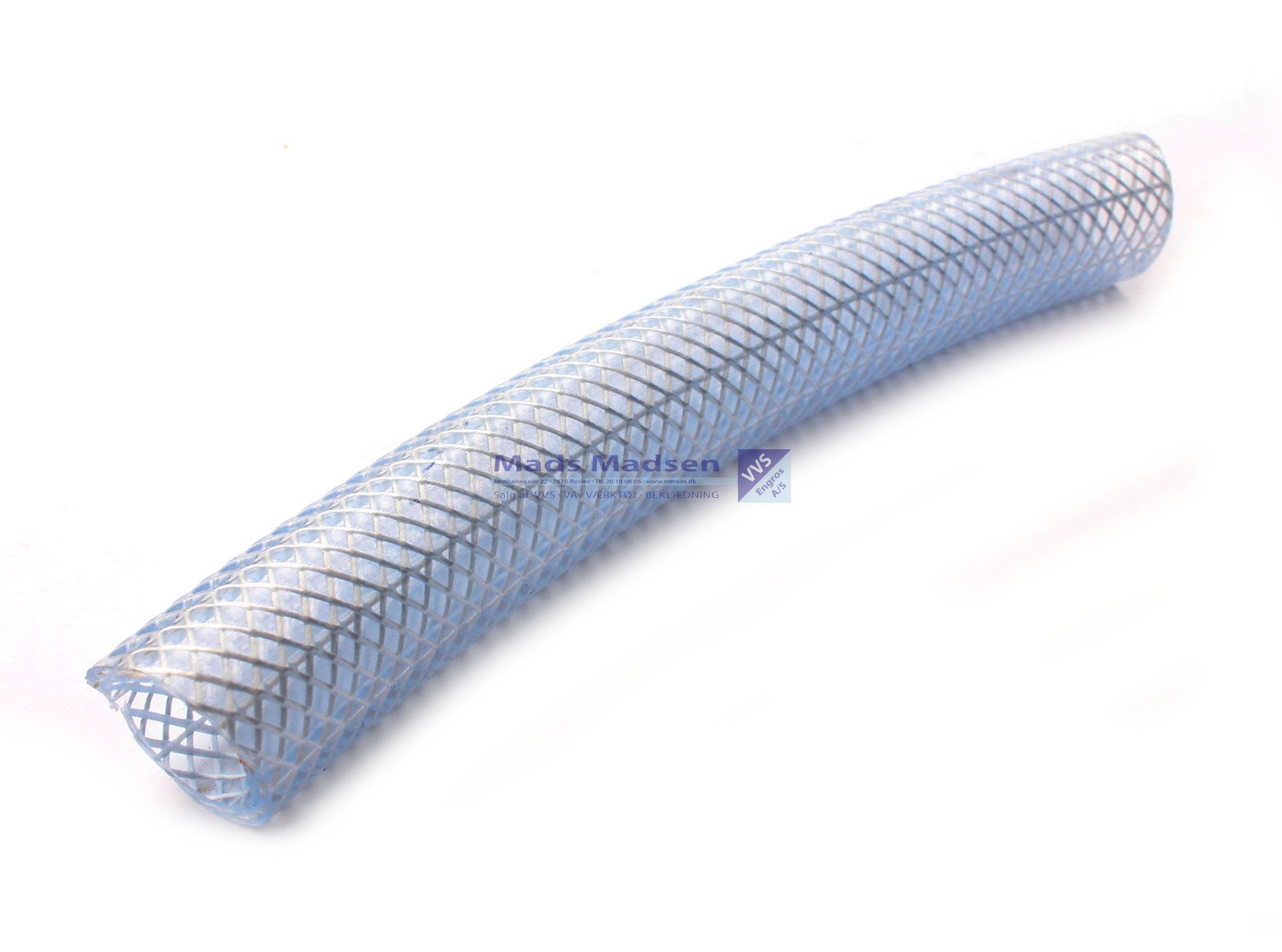 16 mm Klar Armeret slange (5/8") 50 mtr/rl