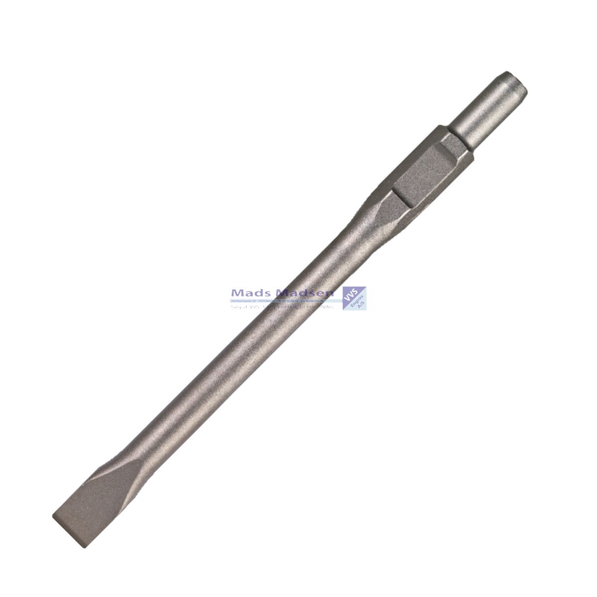 30mm sekskant Fladmejsel 35 x 410mm