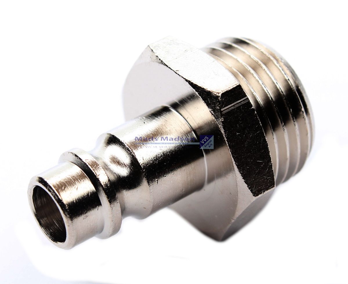 Luft indstik 3/8" nippel