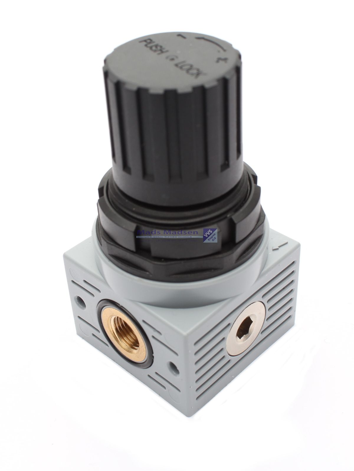 1/8" Mini trykluftregulator 0-8 bar -10-+50 C