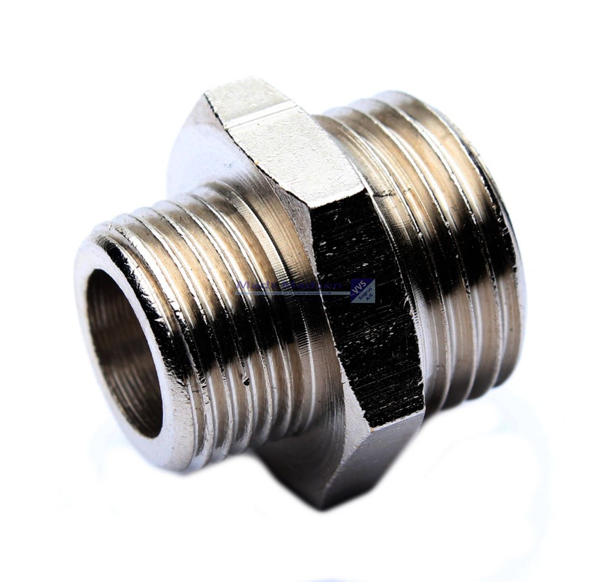 Luft 1/4" x 1/8" brystnippel