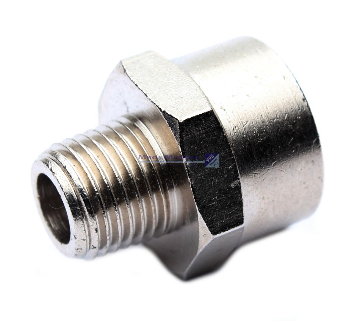 Luft 1/4 x 1/4" spidsmuffe