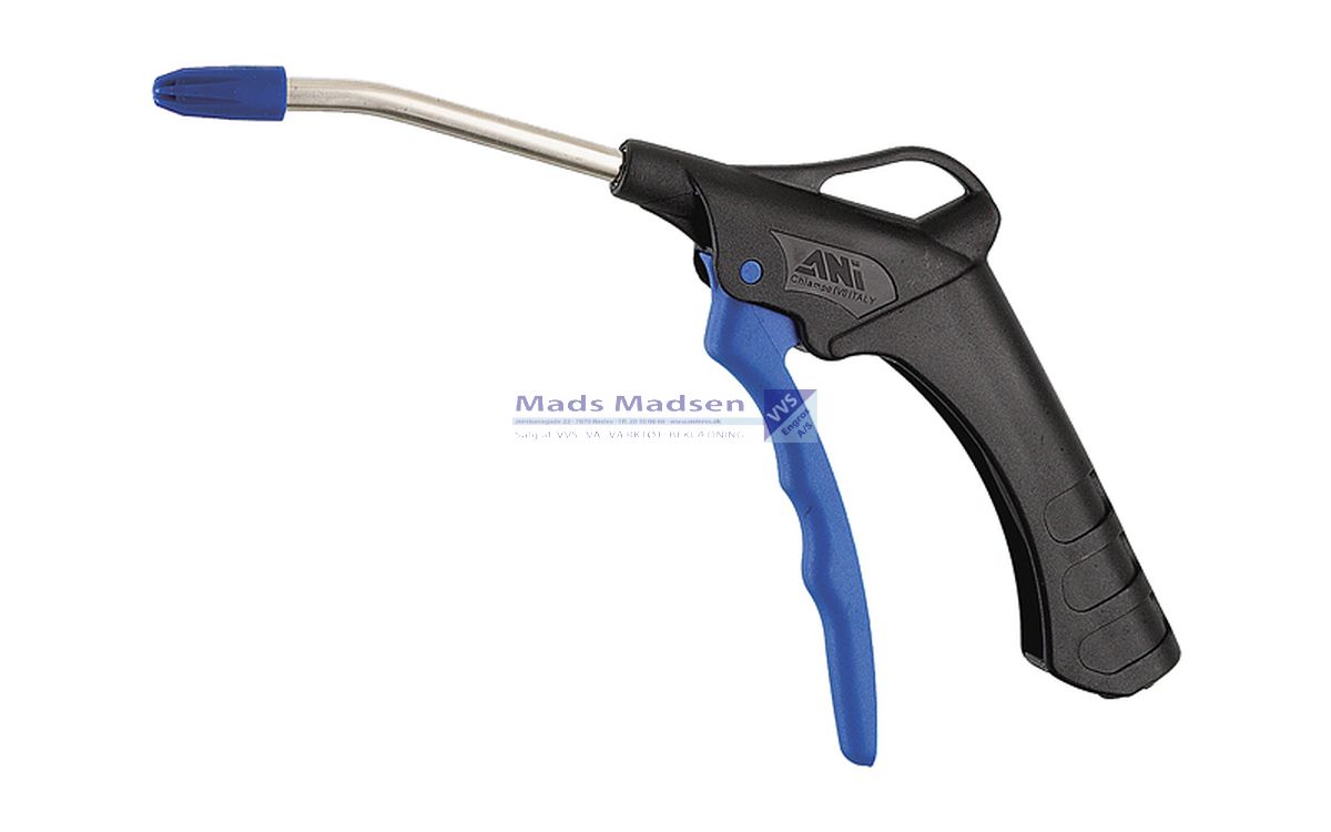 Flair AP/3AR Blæsepistol 100mm bøjet rør/lyddæmpet 83004/3AR