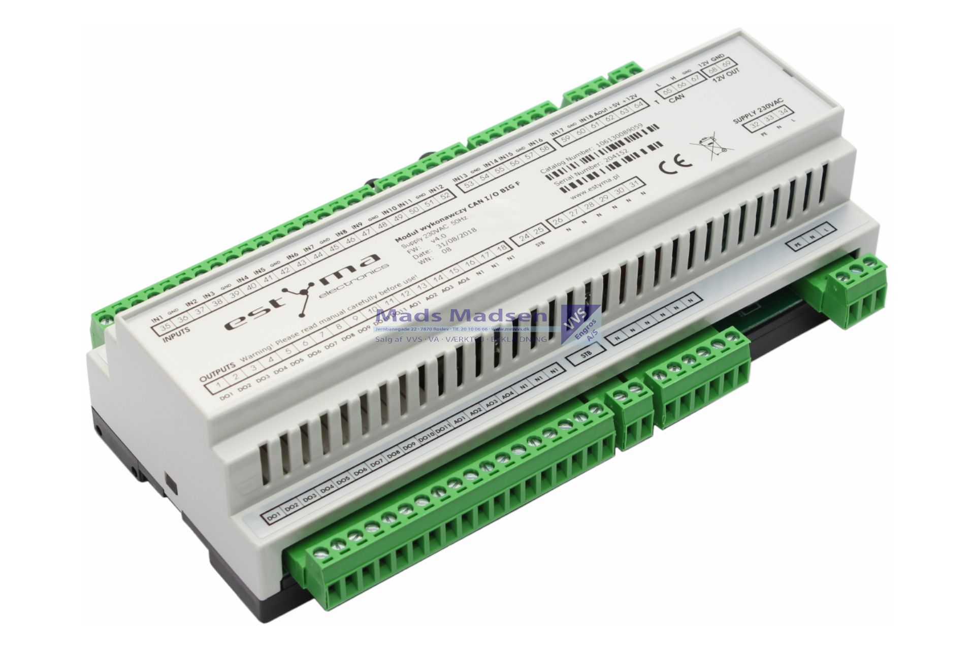 Vølund hovedmodul Big Touch f/PB12-PB20-PB30 718488