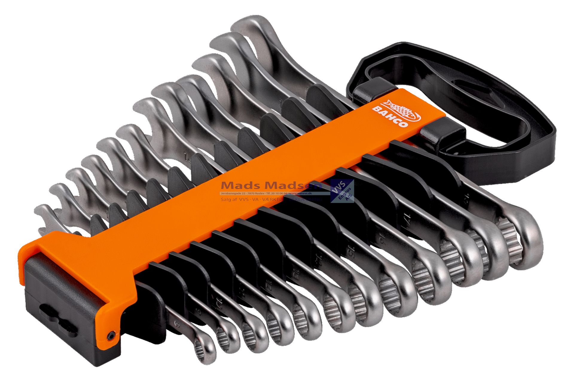 Ringgaffelnøglesæt Bahco 111M/SH12 8-19mm *NETTOPRIS*