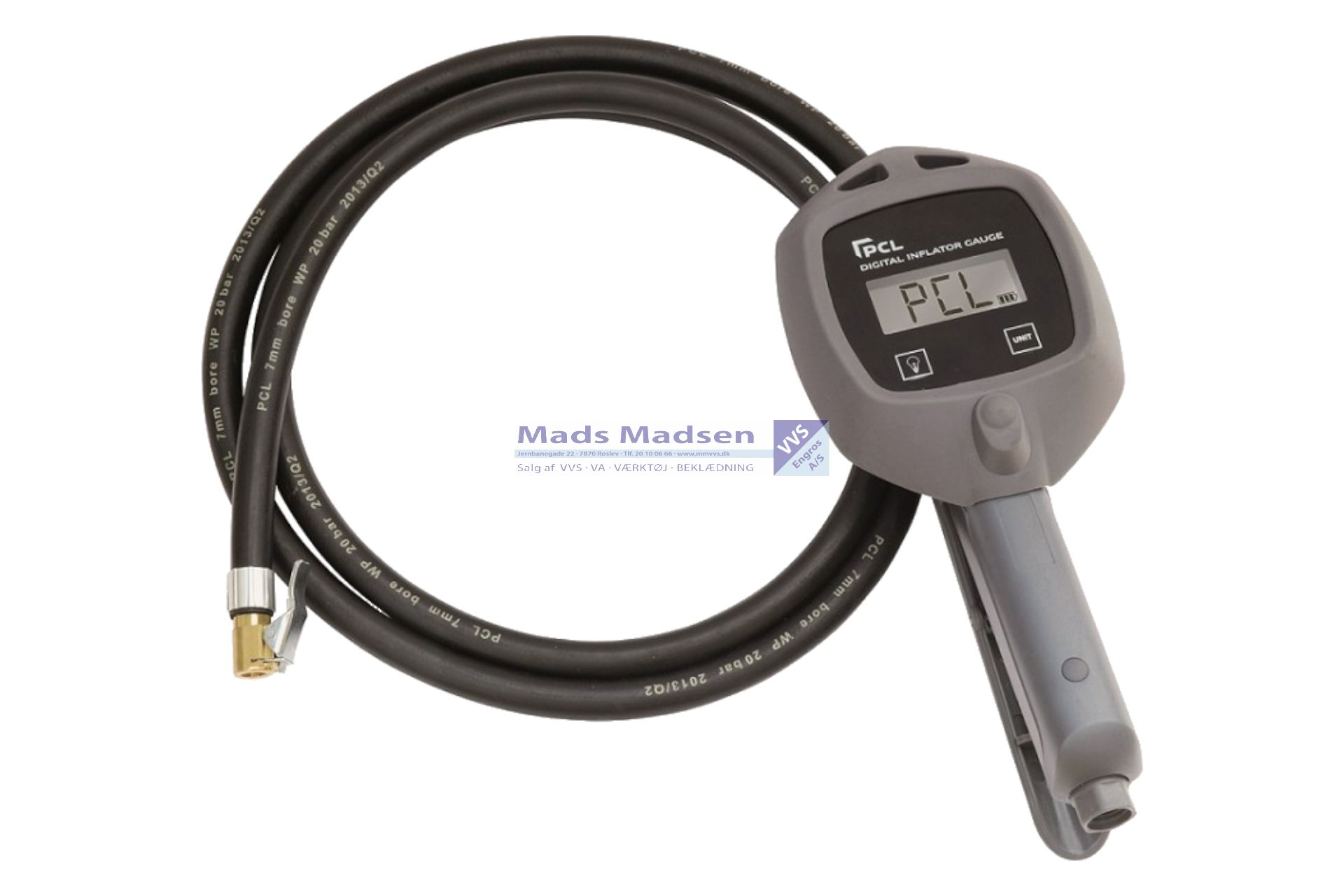 Flair Digital Pumpepistol 0-12 bar PCL DTI m/ 1,8 mtr. slange 41065