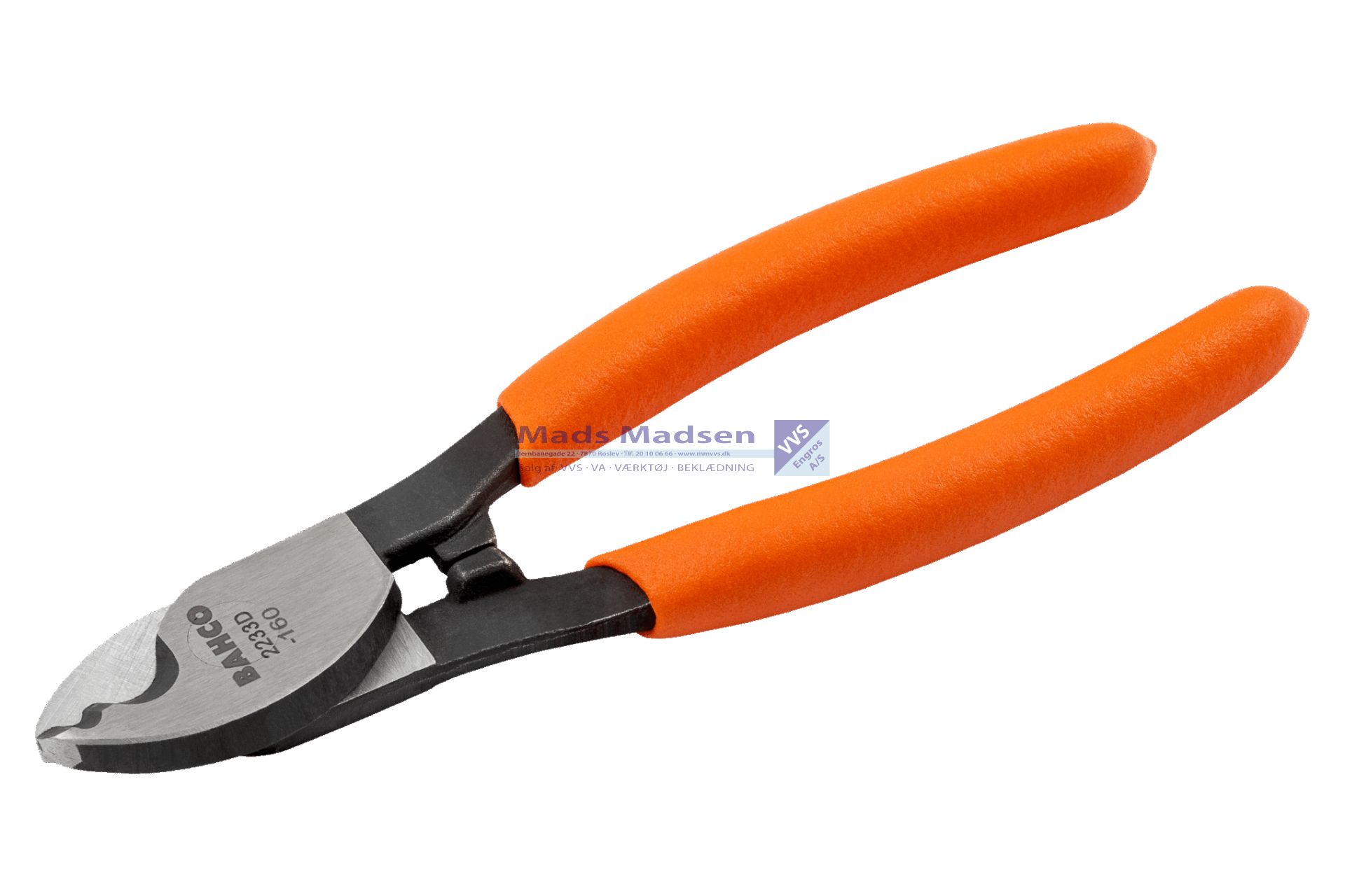 Kabelsaks/afisoleringstang Bahco 2233D-160mm <10mm Al/Cu *NETTOPRIS*