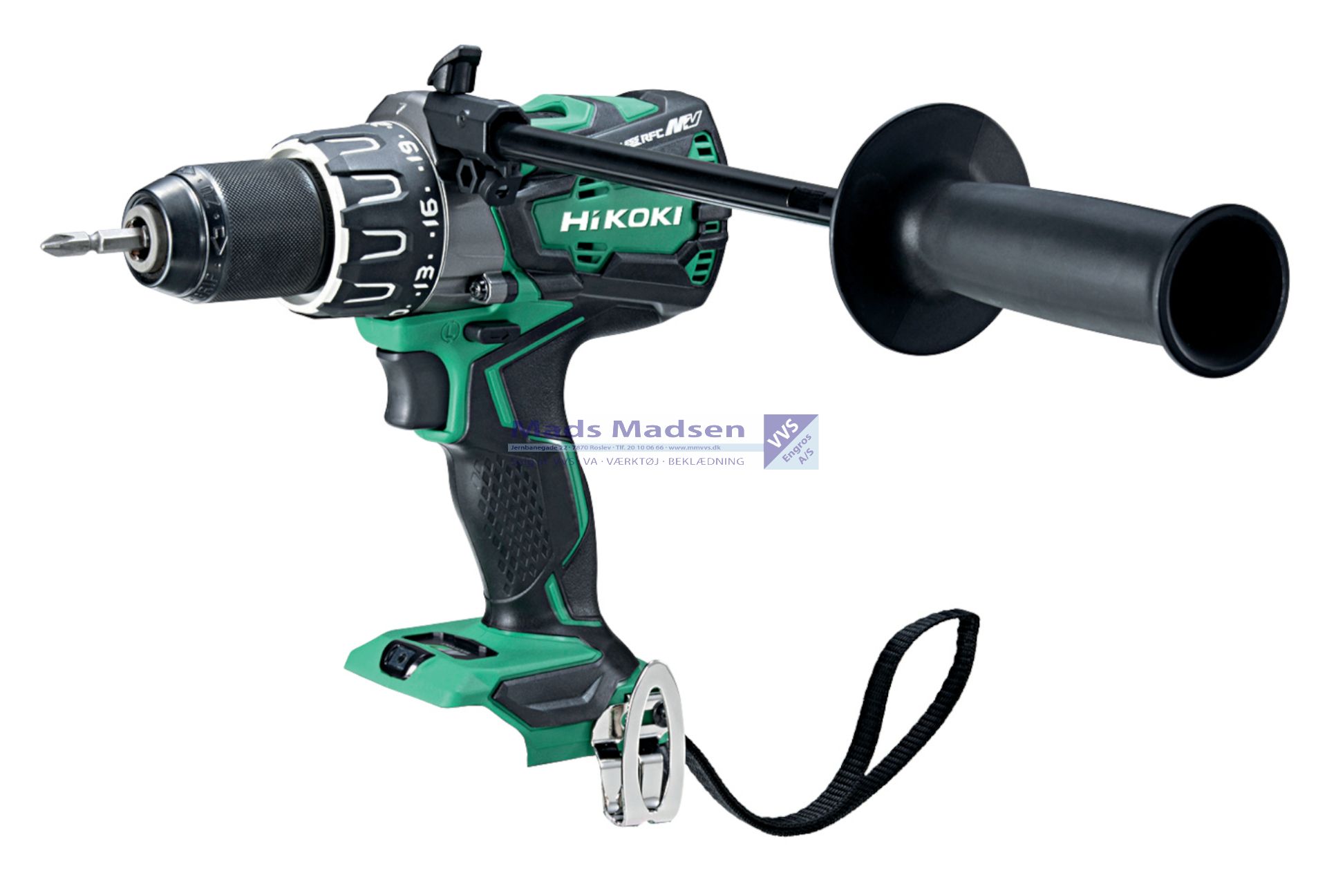 Hitachi / Hikoki Boreskruemaskine DS36DC 36V MULTIVOLT 138Nm kulfri TOOL ONLY *NETTOPRIS*