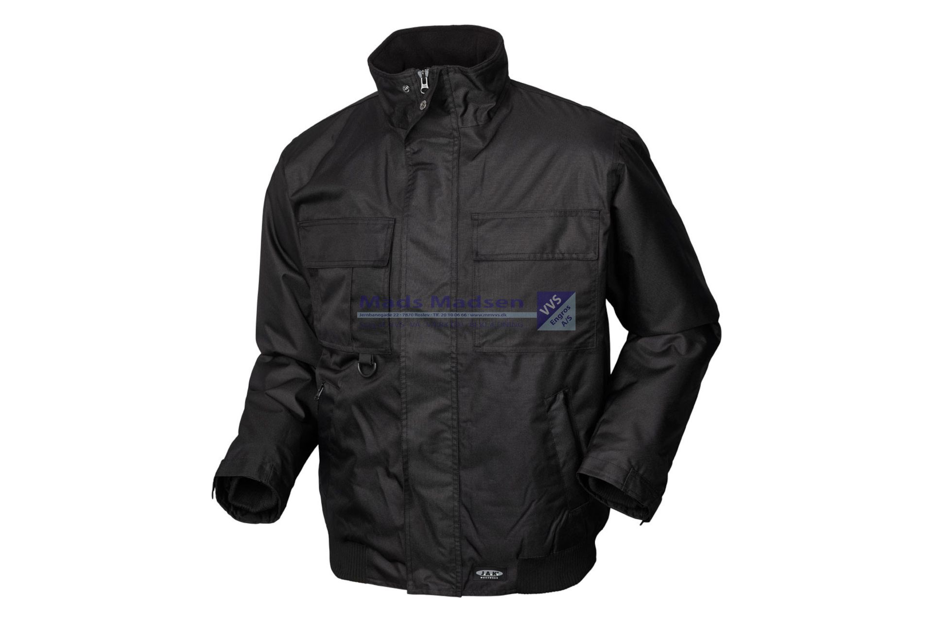 JAK Outdoor Pilotjakke 6124 Sort Str. XL