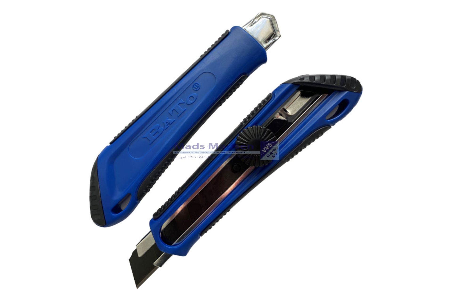 BaTo Hobbykniv 18mm m/ skruelås Black *NETTOPRIS*