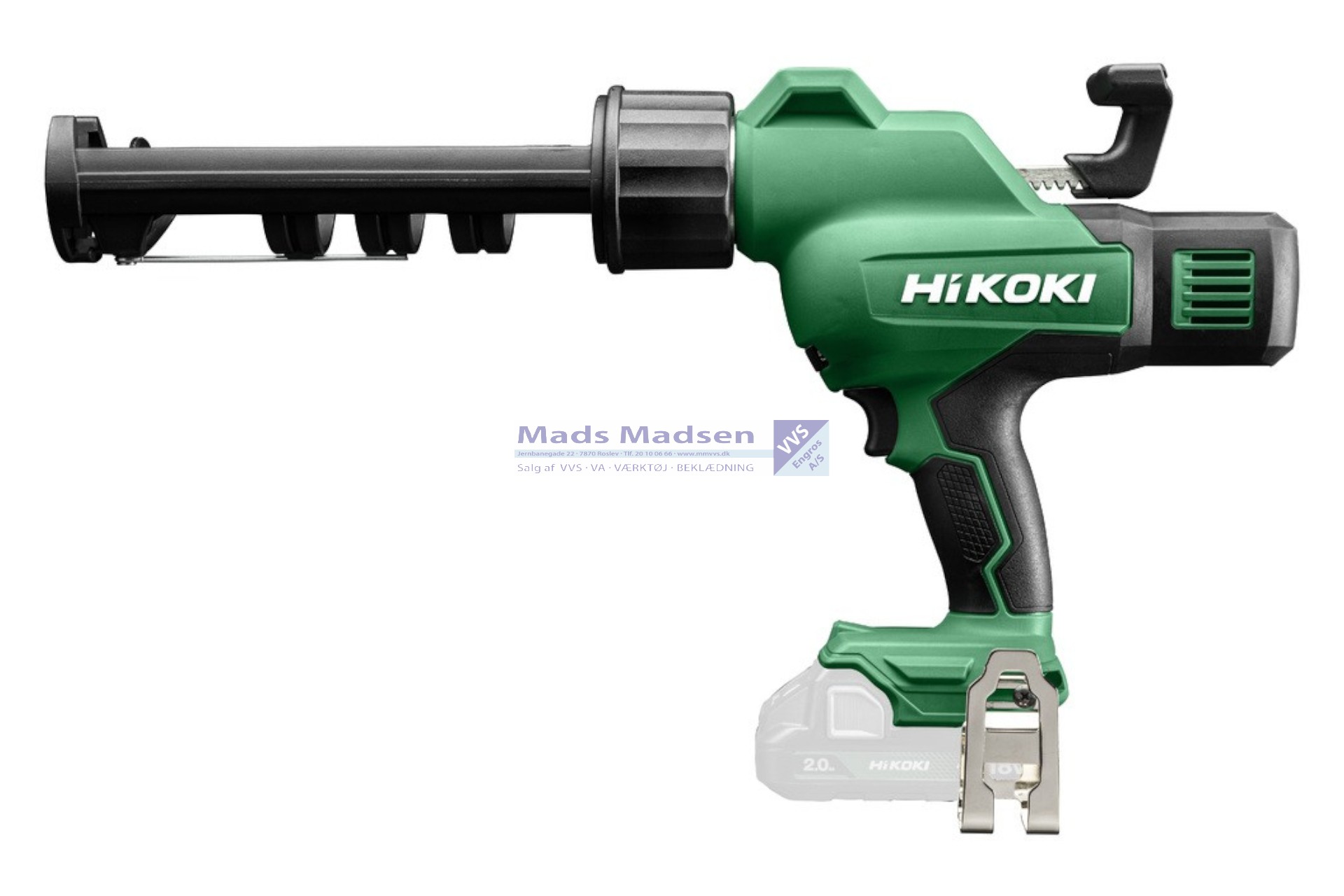 Hitachi / Hikoki Fugepistol AC18DA 310/600ml TOOL ONLY *NETTOPRIS*