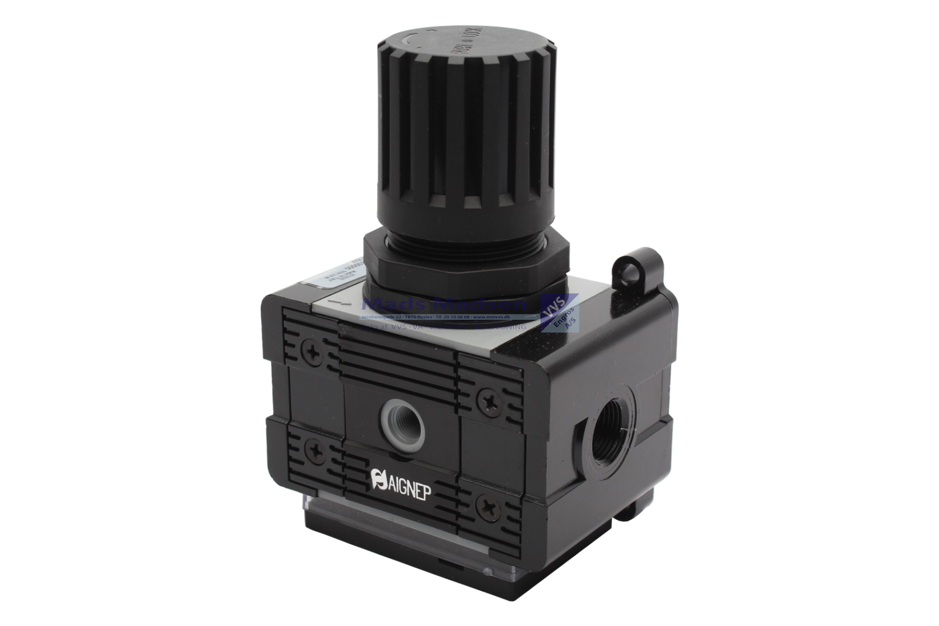 1/2" trykluftregulator -10C til +50C 20 My 0-8 bar