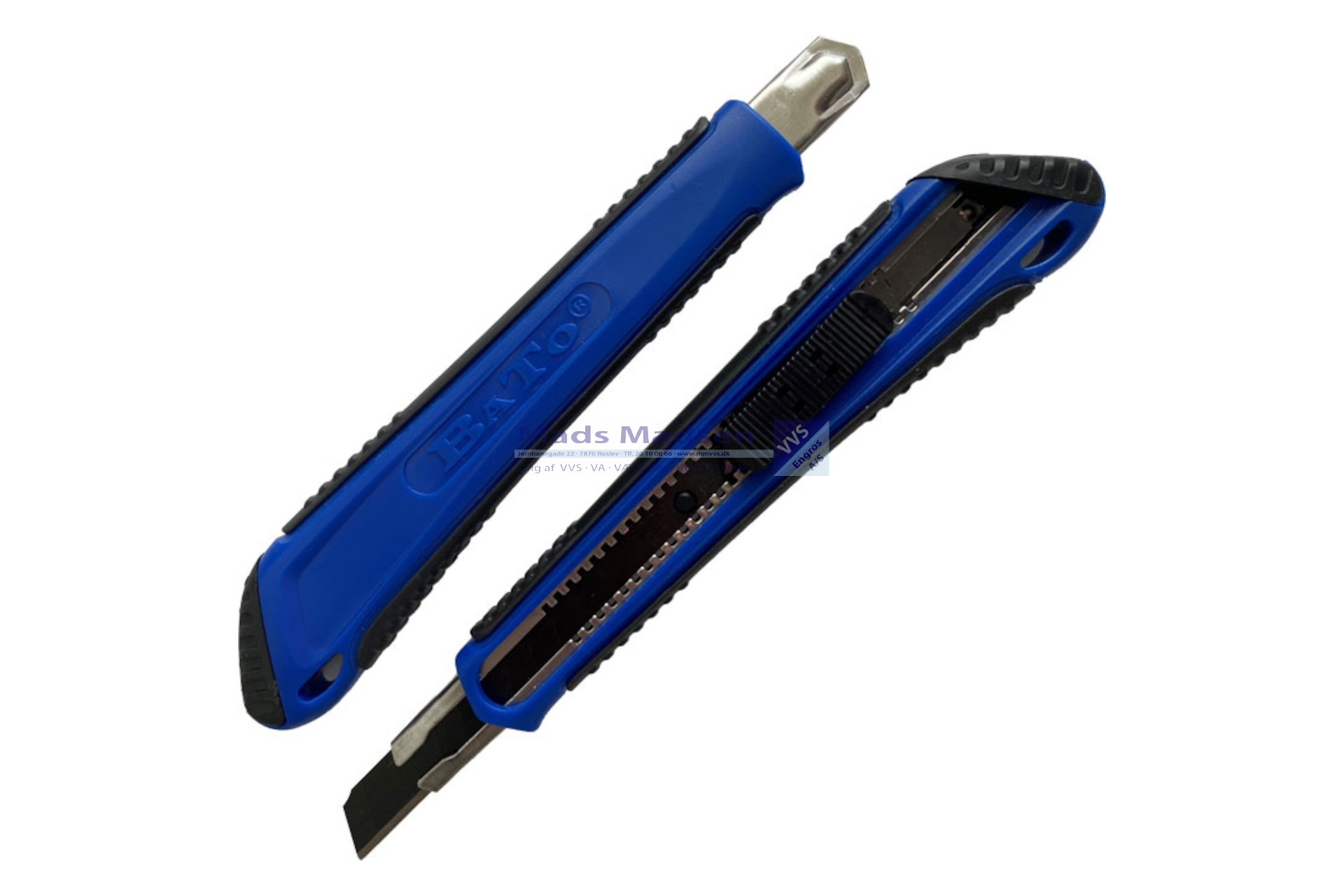 BaTo Hobbykniv m/ kliklås 9mm Black