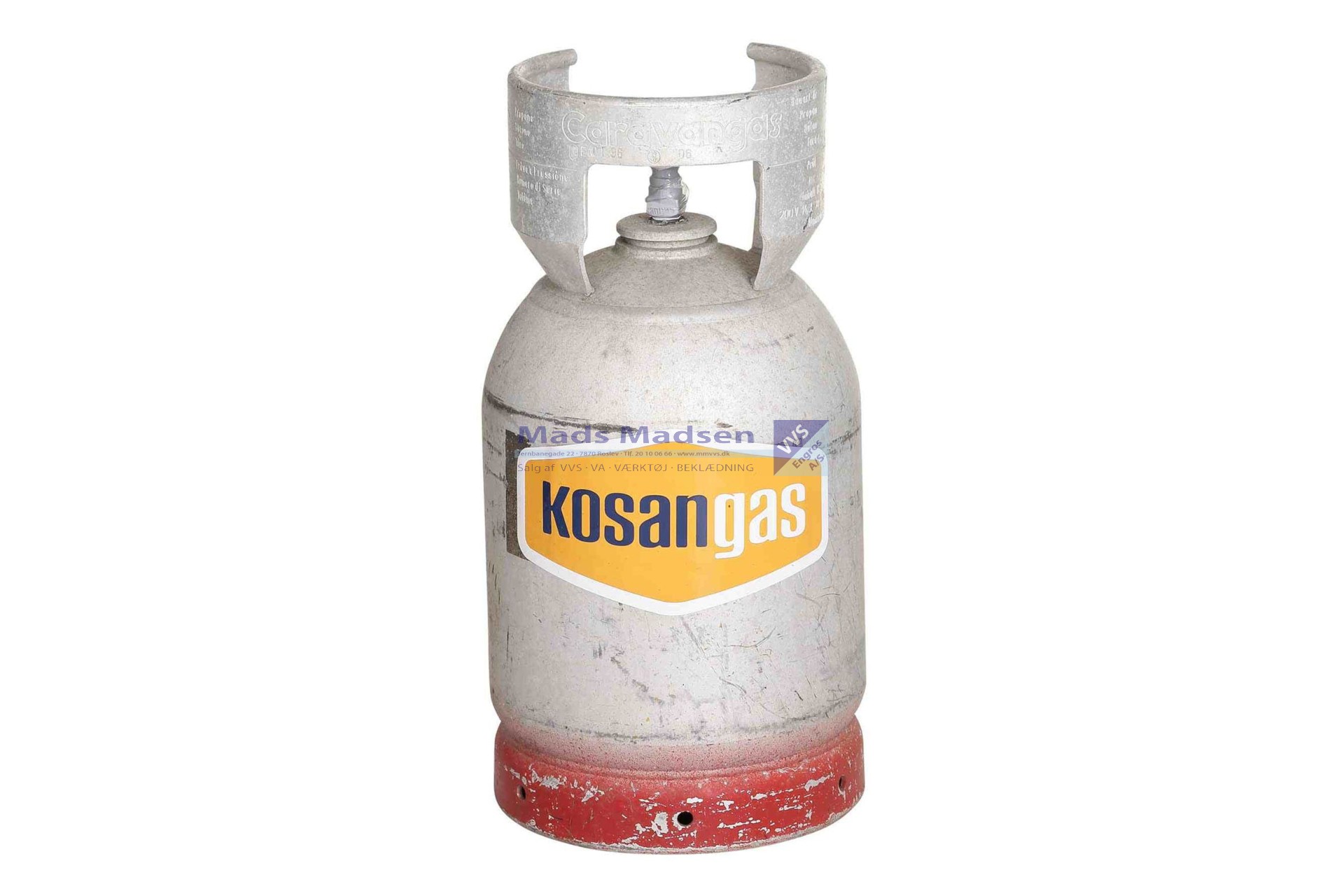 Kosangas 6 kg. ALU flaske (OMB.) - UN 1965 - Farekl. 2.1 - RØD