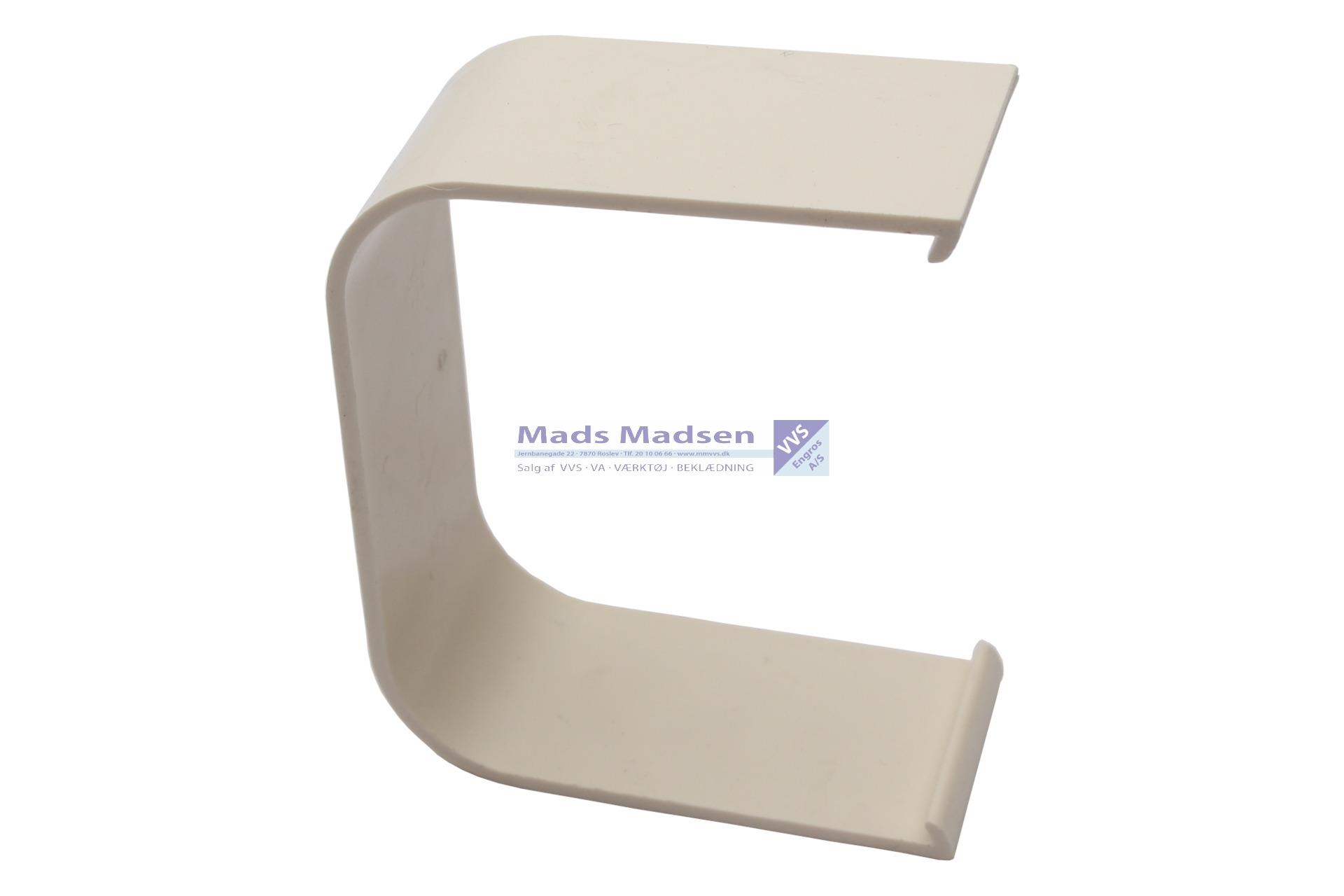 Vølund kanal samler 70 x 555mm RAL9001 064405