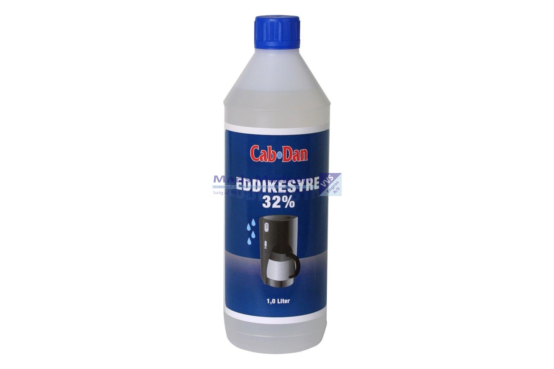 Eddikesyre 32% 1 L - UN 2790 - Farekl. 8