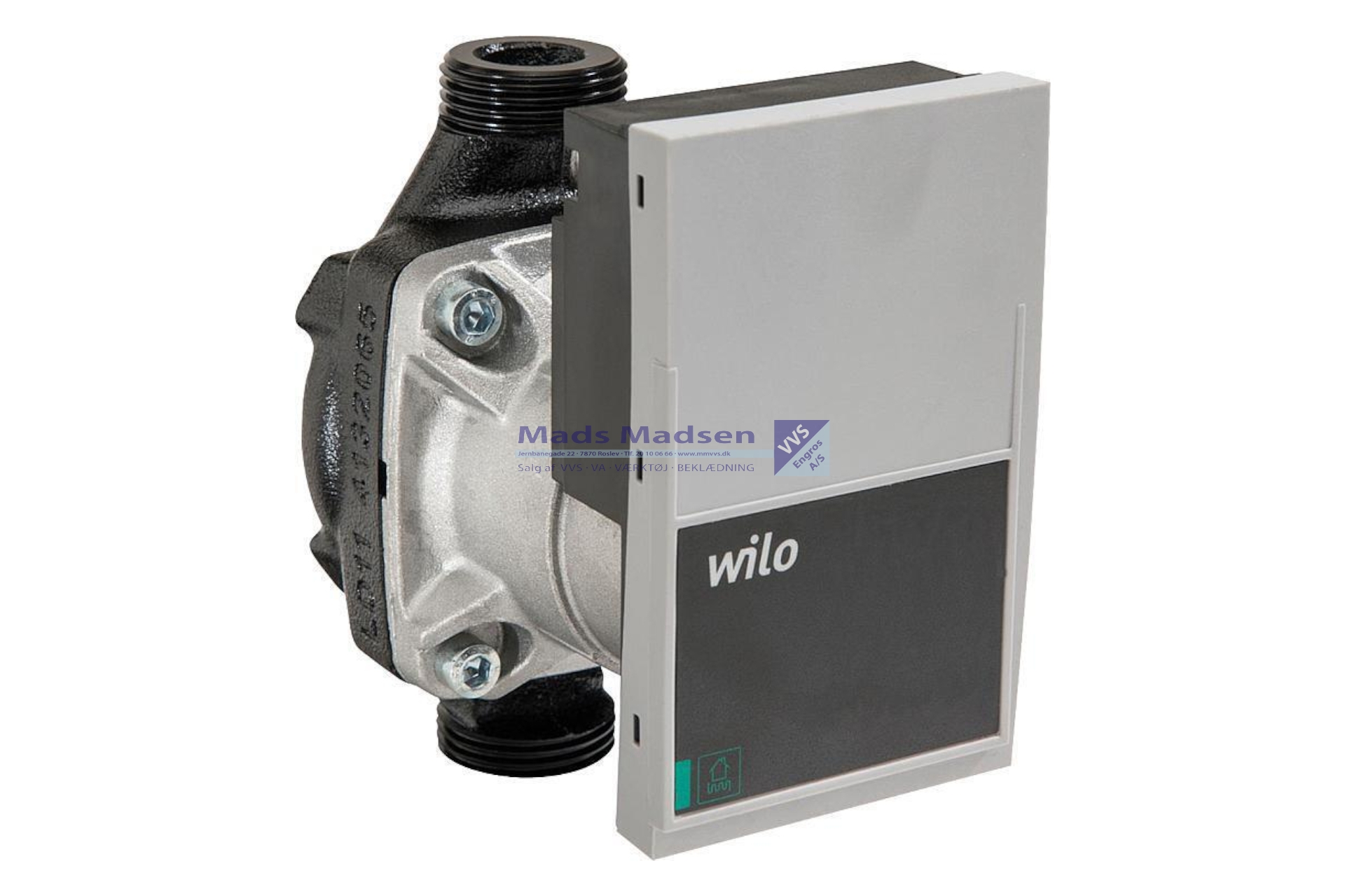 Vølund cirkulations pumpe f/VVM 320 - Wilo GT15/7,5 PWM1 M - sidder i bund (m/ledning,o-ring og clips) 724007