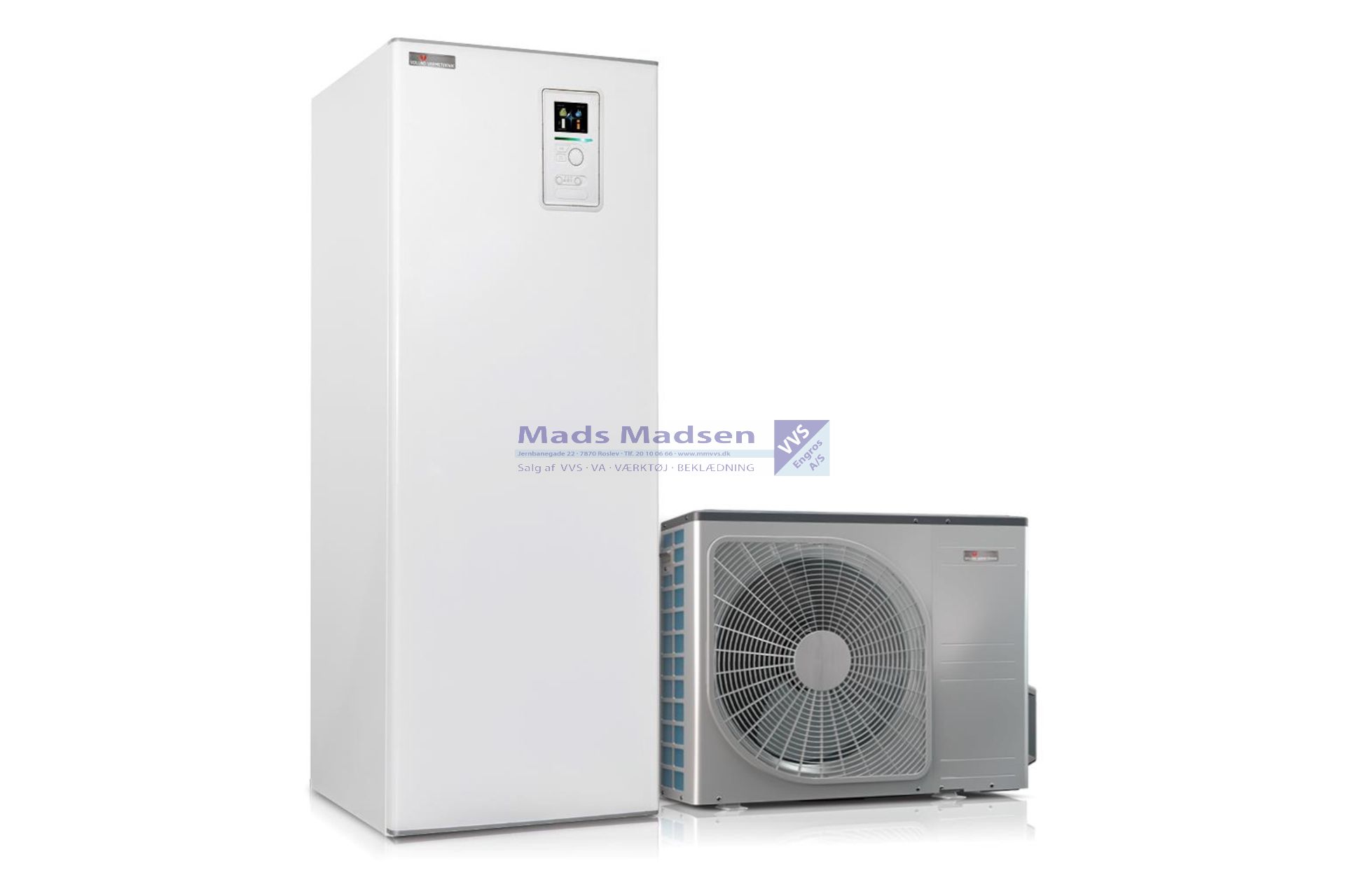 Vølund Split AMS 20-6 varmepumpe luft/vand udedel 0,5-8 KW