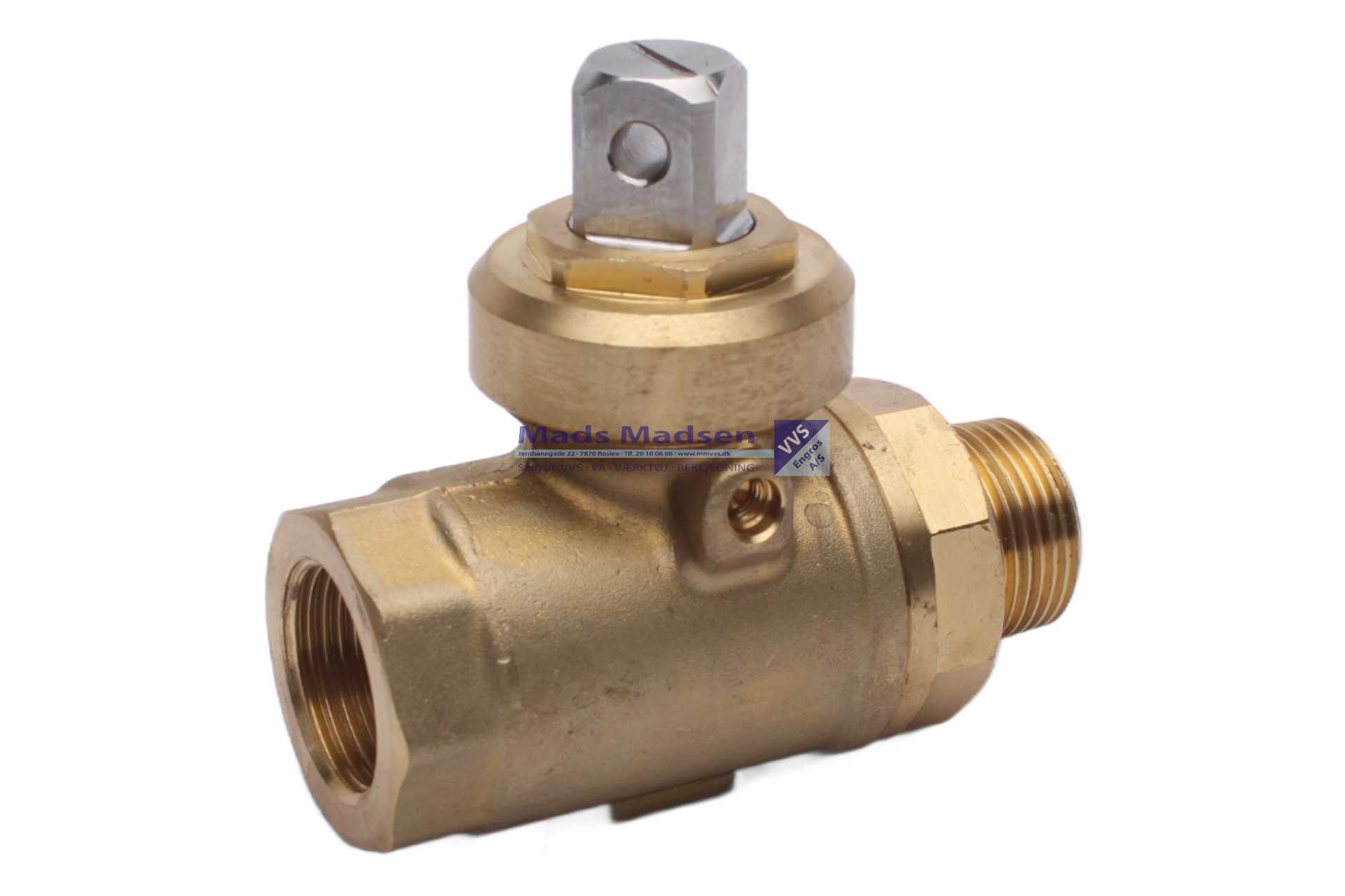 3/4" JCH kuglejordstophane m/n m/dræn