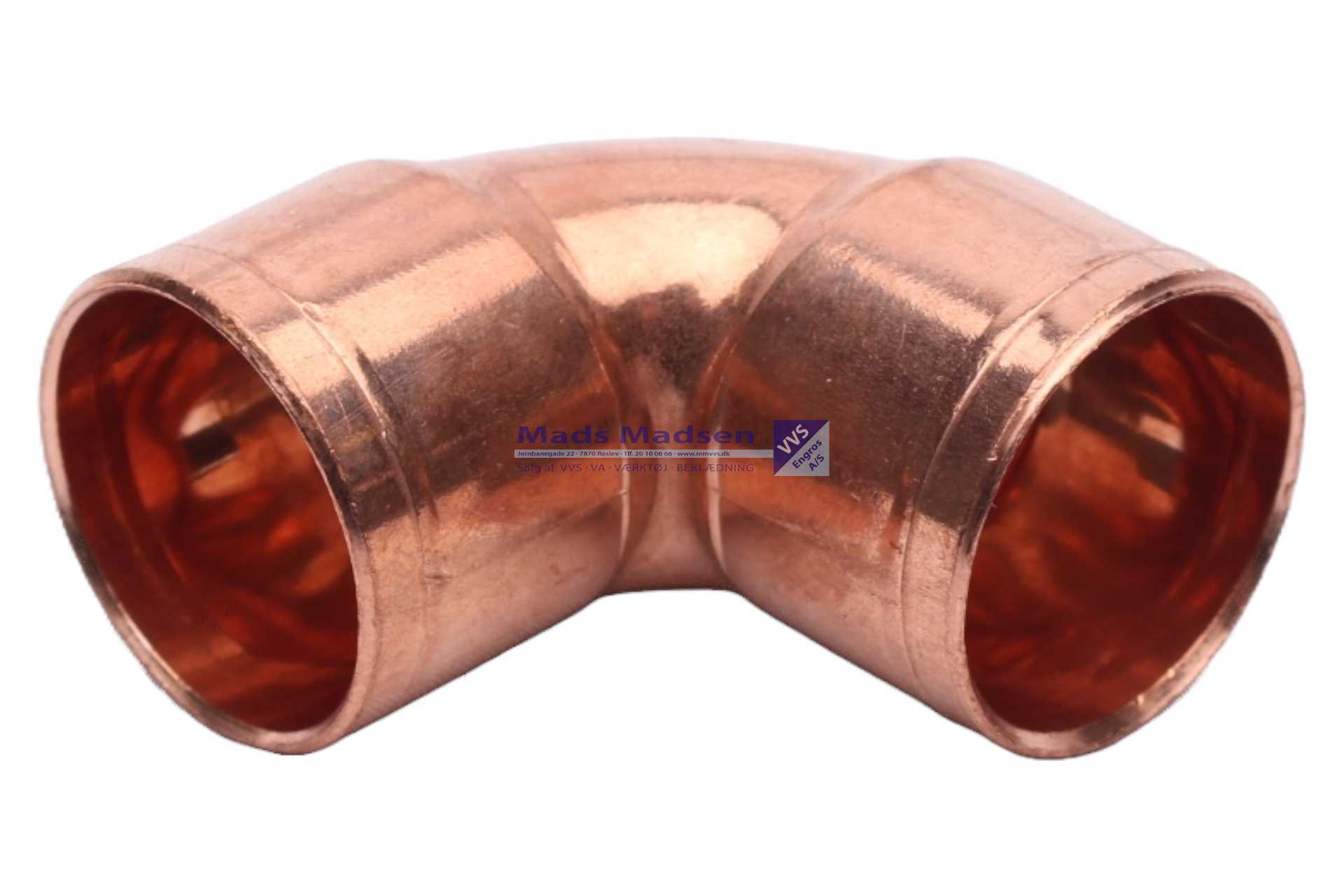 22mm loddevinkel 90gr m/m