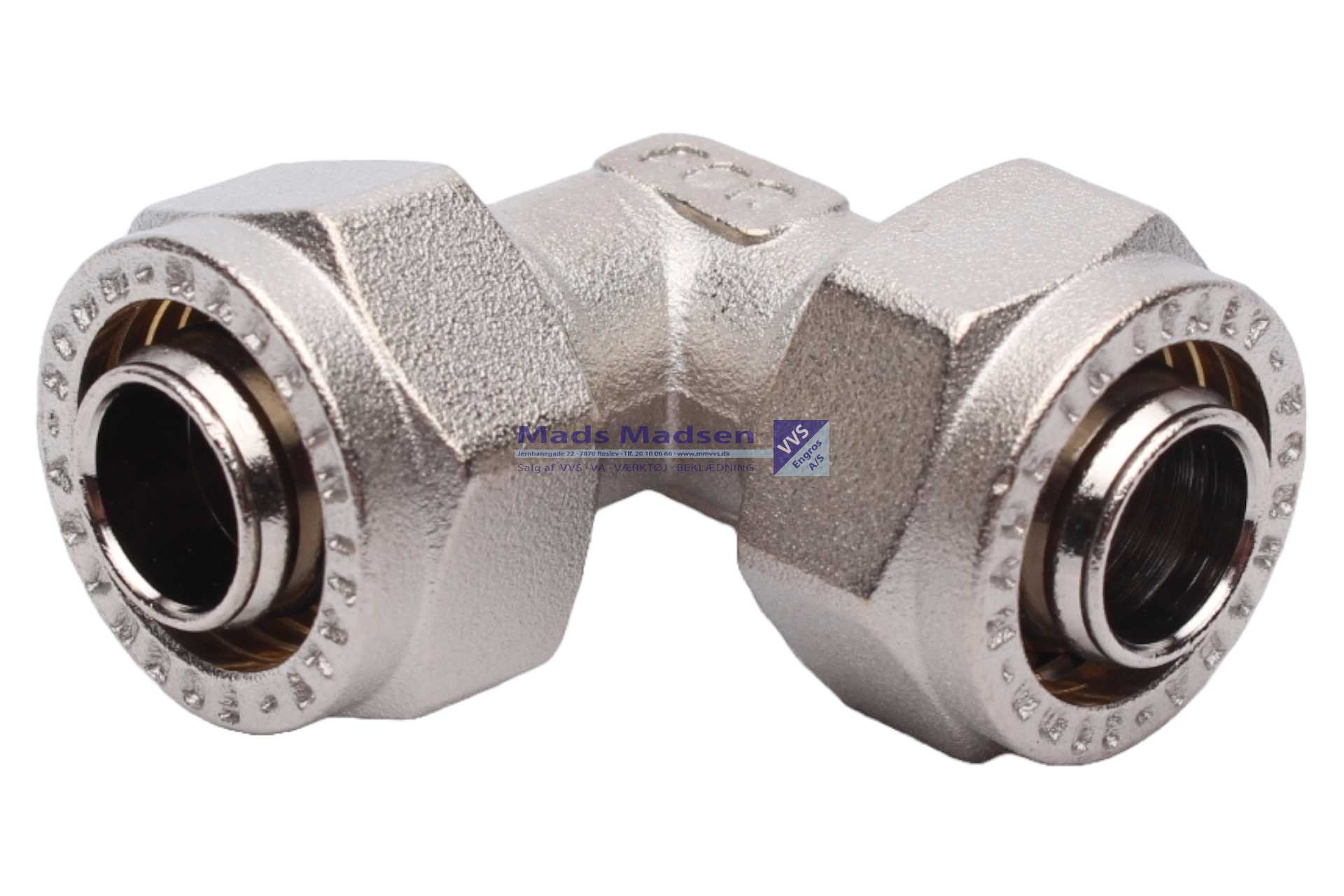 20mm Tiemme pex vinkel m/bøsn.