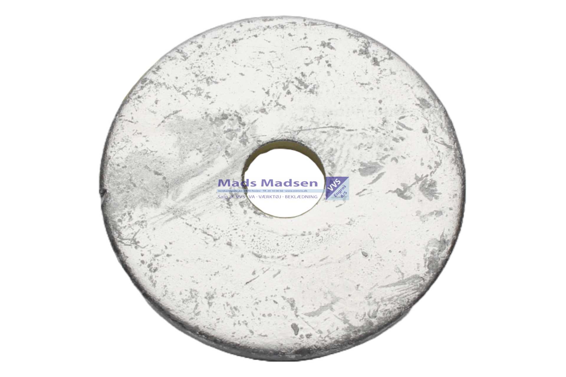 M10 x 50 Spændeplade Rund ART 440 Varmtgalv. FZV 50 stk/pk