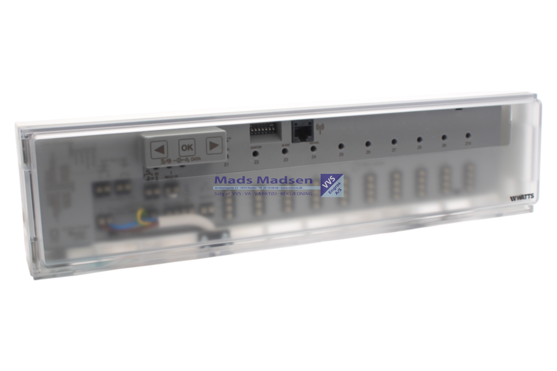 Watts Vision wirelless master f/display 10 Zone 230v WFC-03-HC RF P-8399