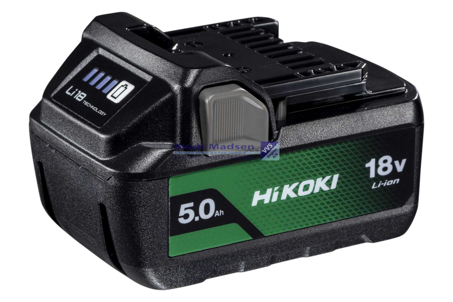 Hitachi / Hikoki batteri BSL 1850MA 18V/5,0Amp. *NETTOPRIS*